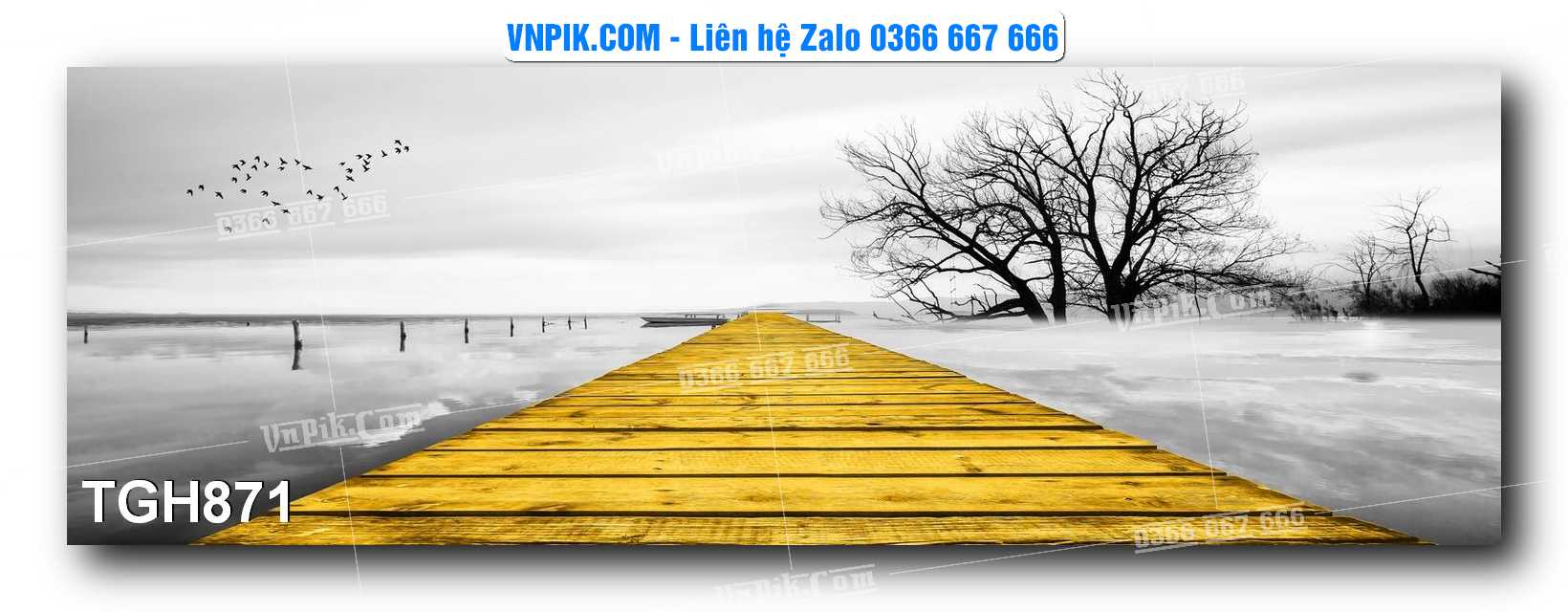 Tranh Ghép Treo Tường Mã File TGH871