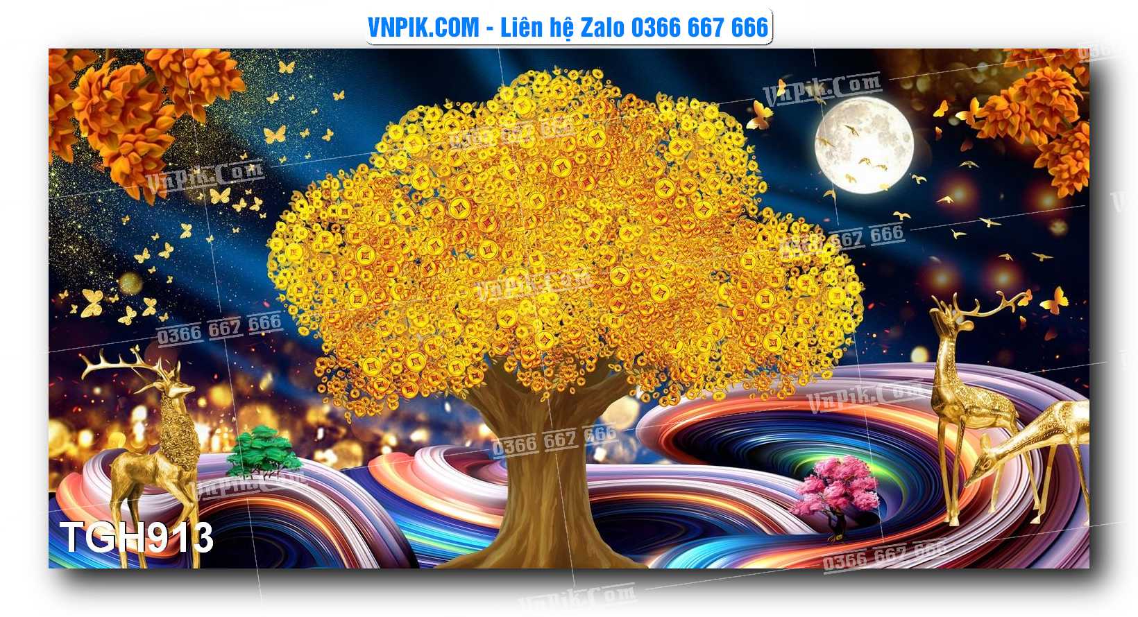 Tranh Ghép Treo Tường Mã File TGH913