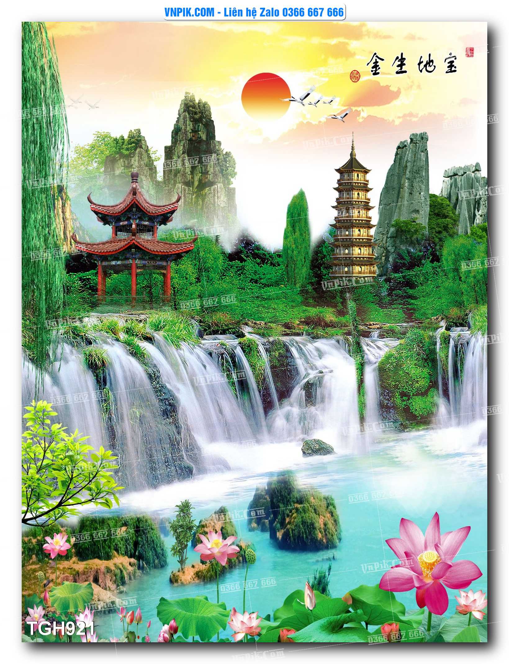 Tranh Ghép Treo Tường Mã File TGH921