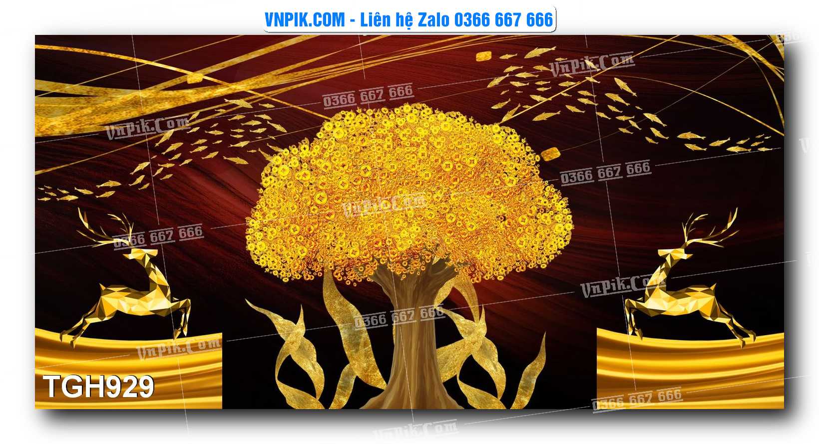 Tranh Ghép Treo Tường Mã File TGH929