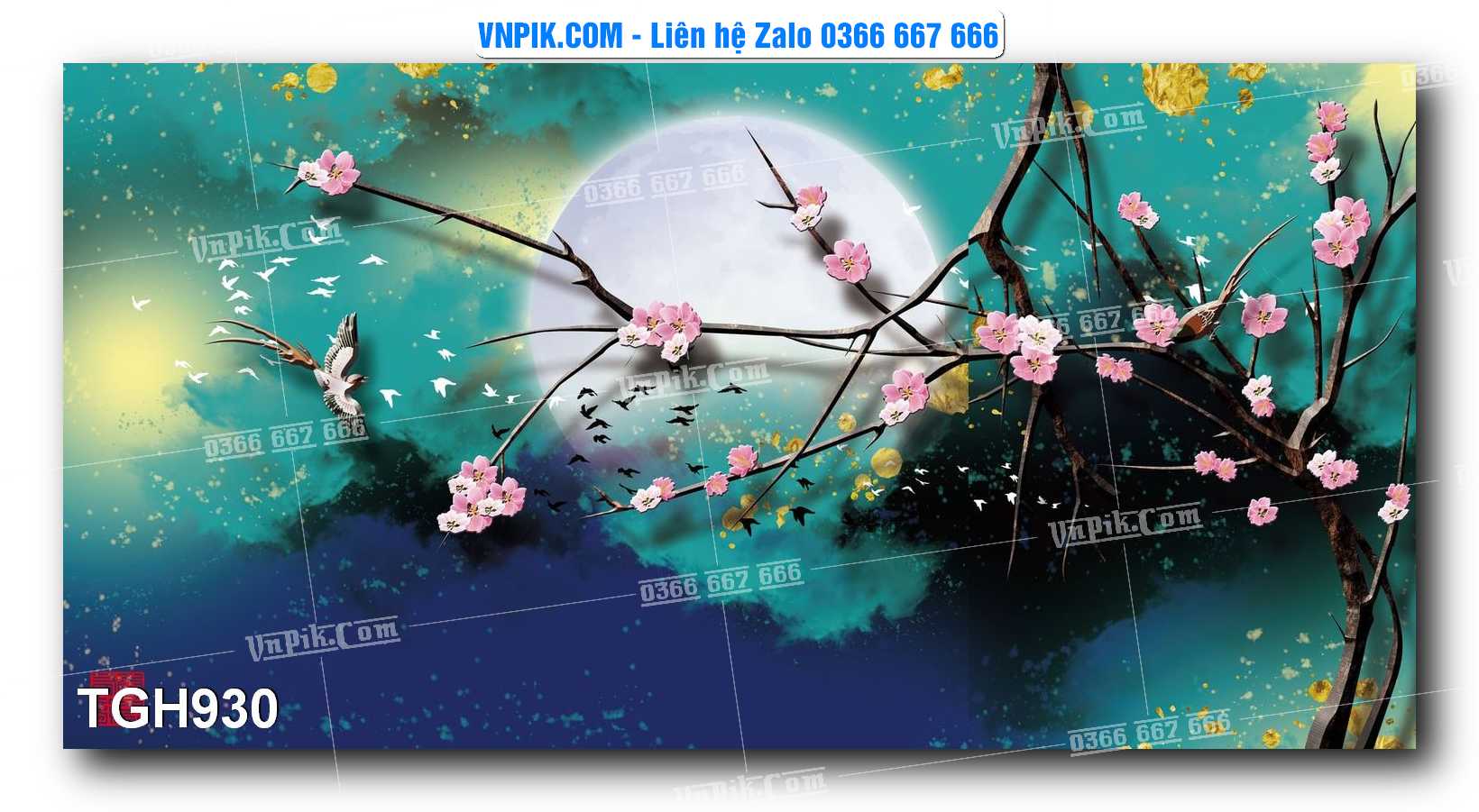 Tranh Ghép Treo Tường Mã File TGH930