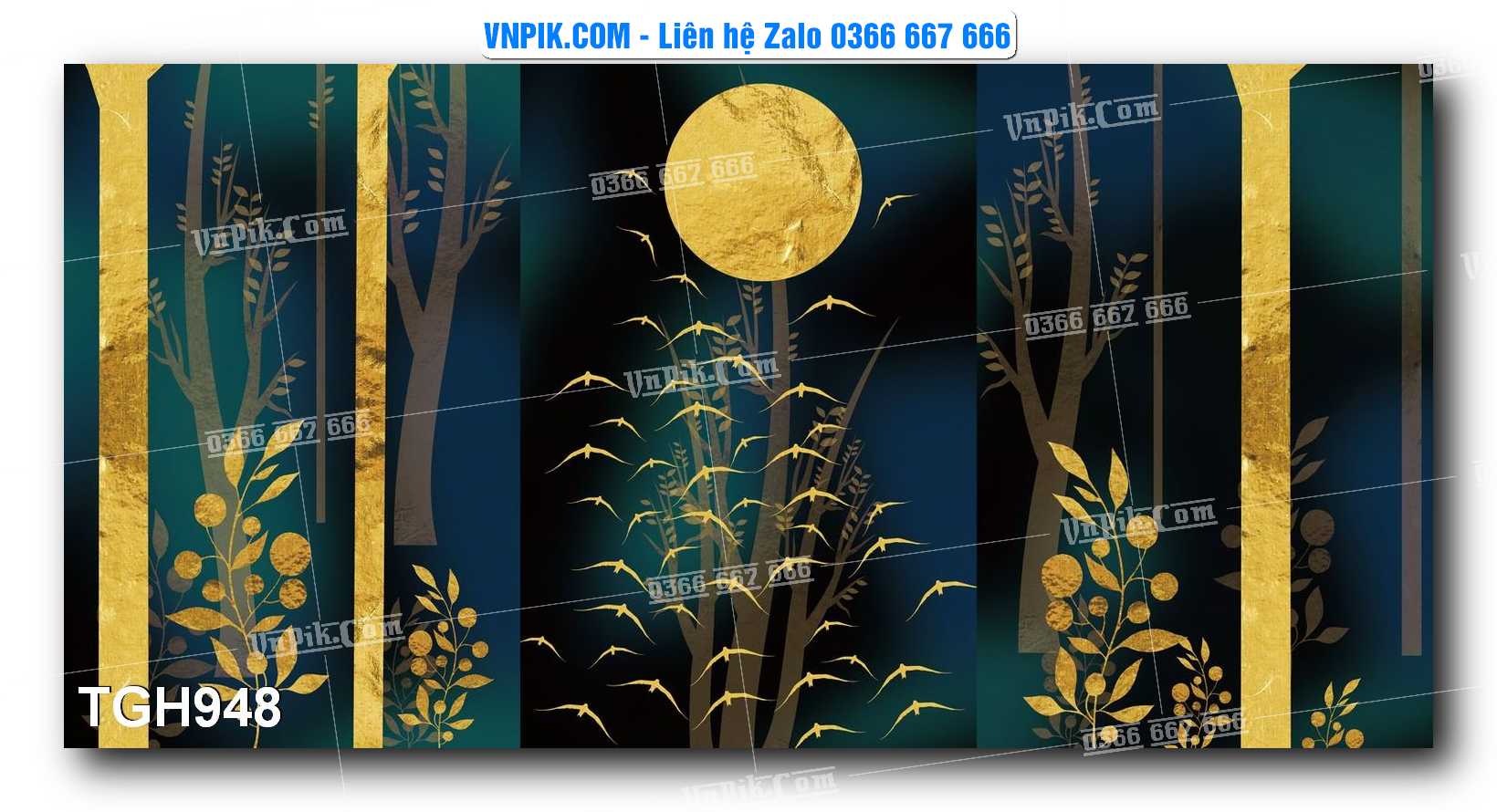 Tranh Ghép Treo Tường Mã File TGH948