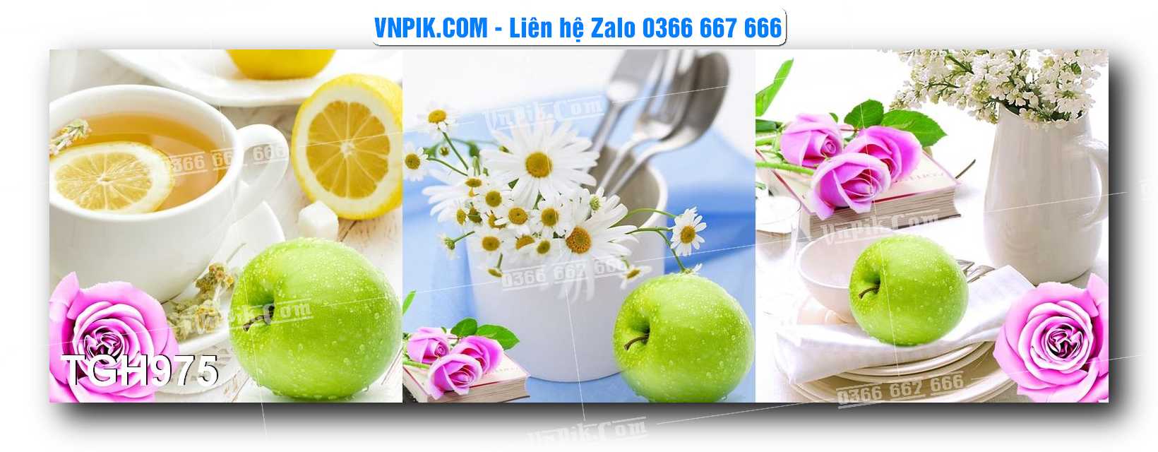 Tranh Ghép Treo Tường Mã File TGH975