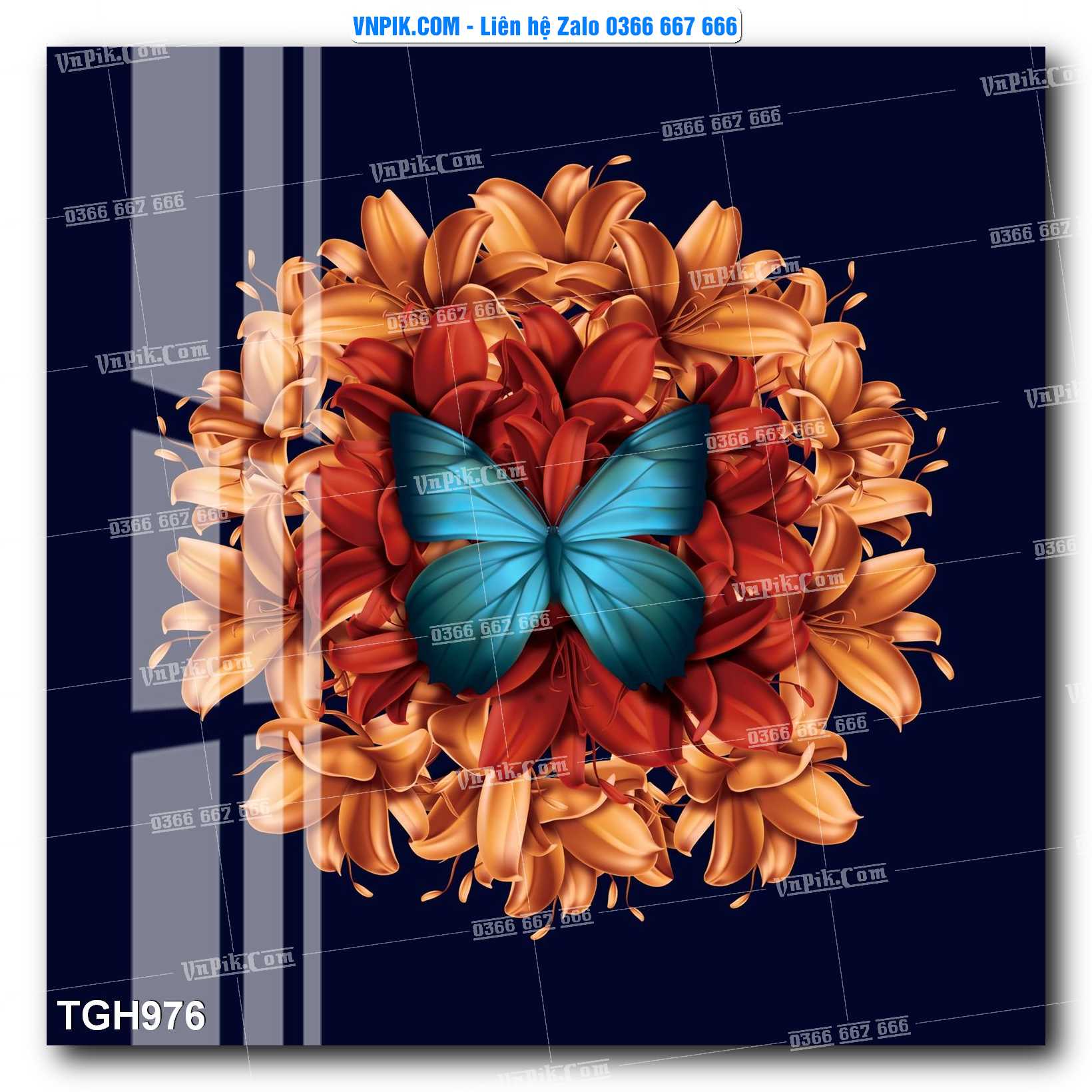 Tranh Ghép Treo Tường Mã File TGH976