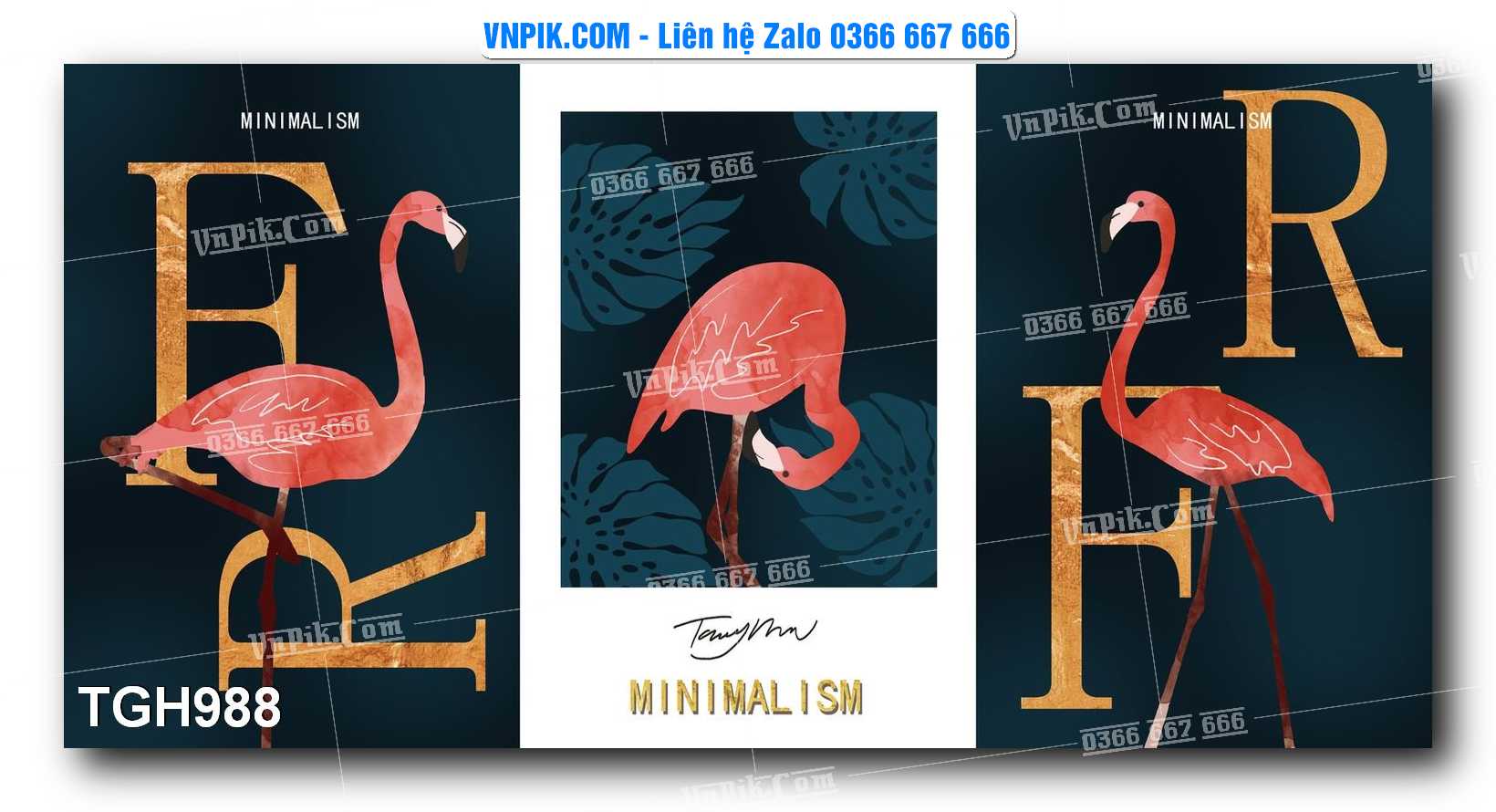 Tranh Ghép Treo Tường Mã File TGH988