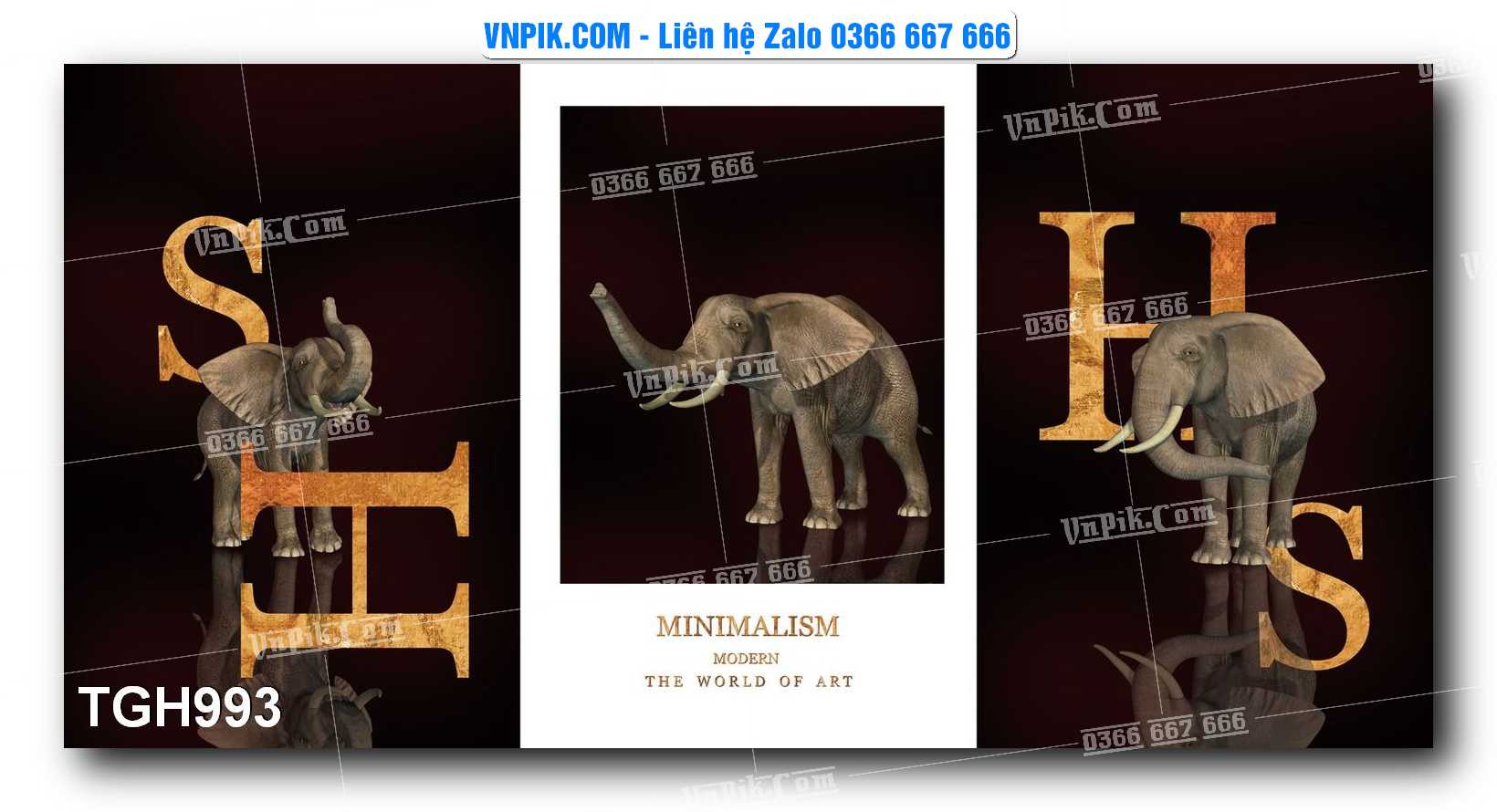 Tranh Ghép Treo Tường Mã File TGH993