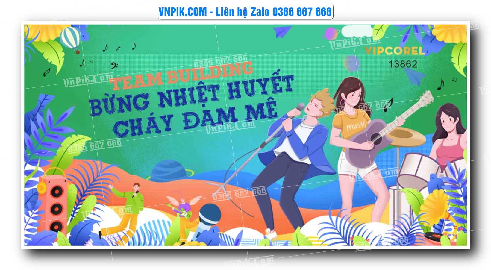 Team building bừng nhiệt huyết – cháy đam mê file corel x7