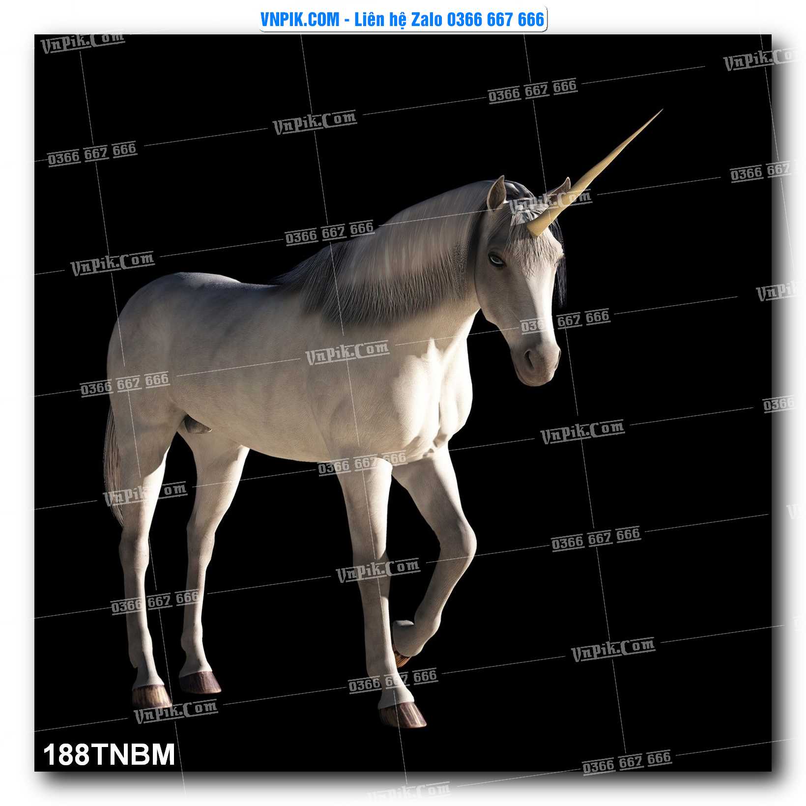 Tranh Ngựa Bát Mã – Mã Đáo Thành Công Mã File 188TNBM