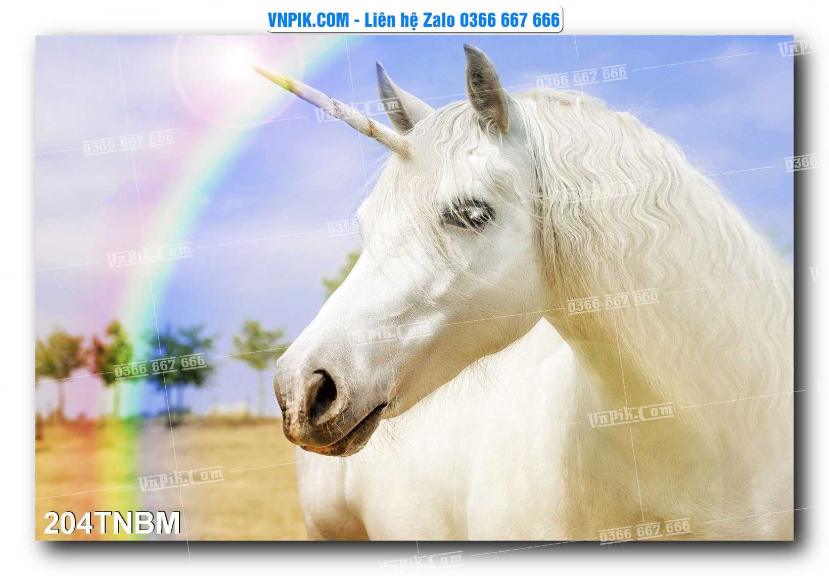 Tranh Ngựa Bát Mã – Mã Đáo Thành Công Mã File 204TNBM