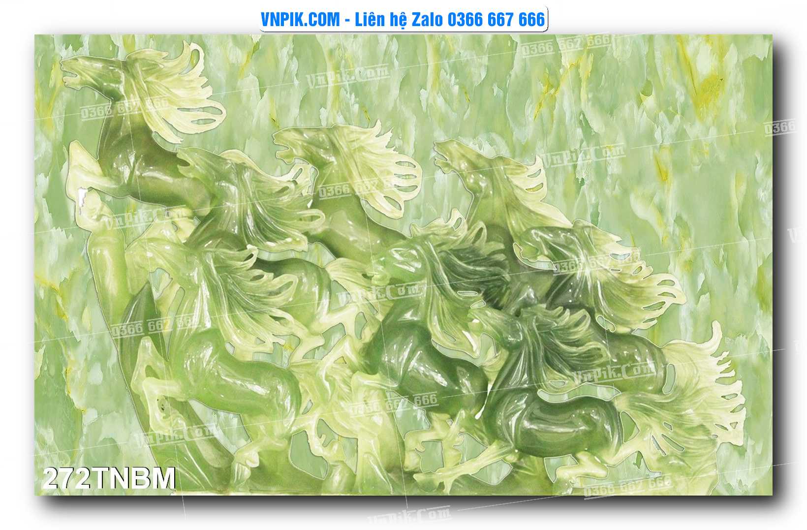 Tranh Ngựa Bát Mã – Mã Đáo Thành Công Mã File 272TNBM