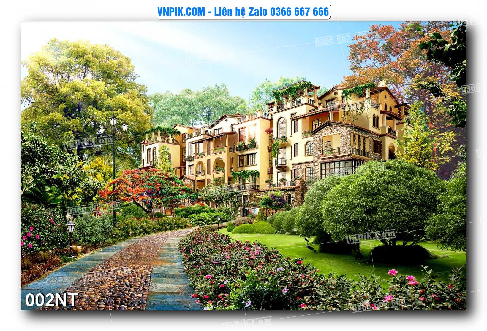 Tranh Trang Trí Phong Cảnh Nghệ Thuật Mã Số 002NT