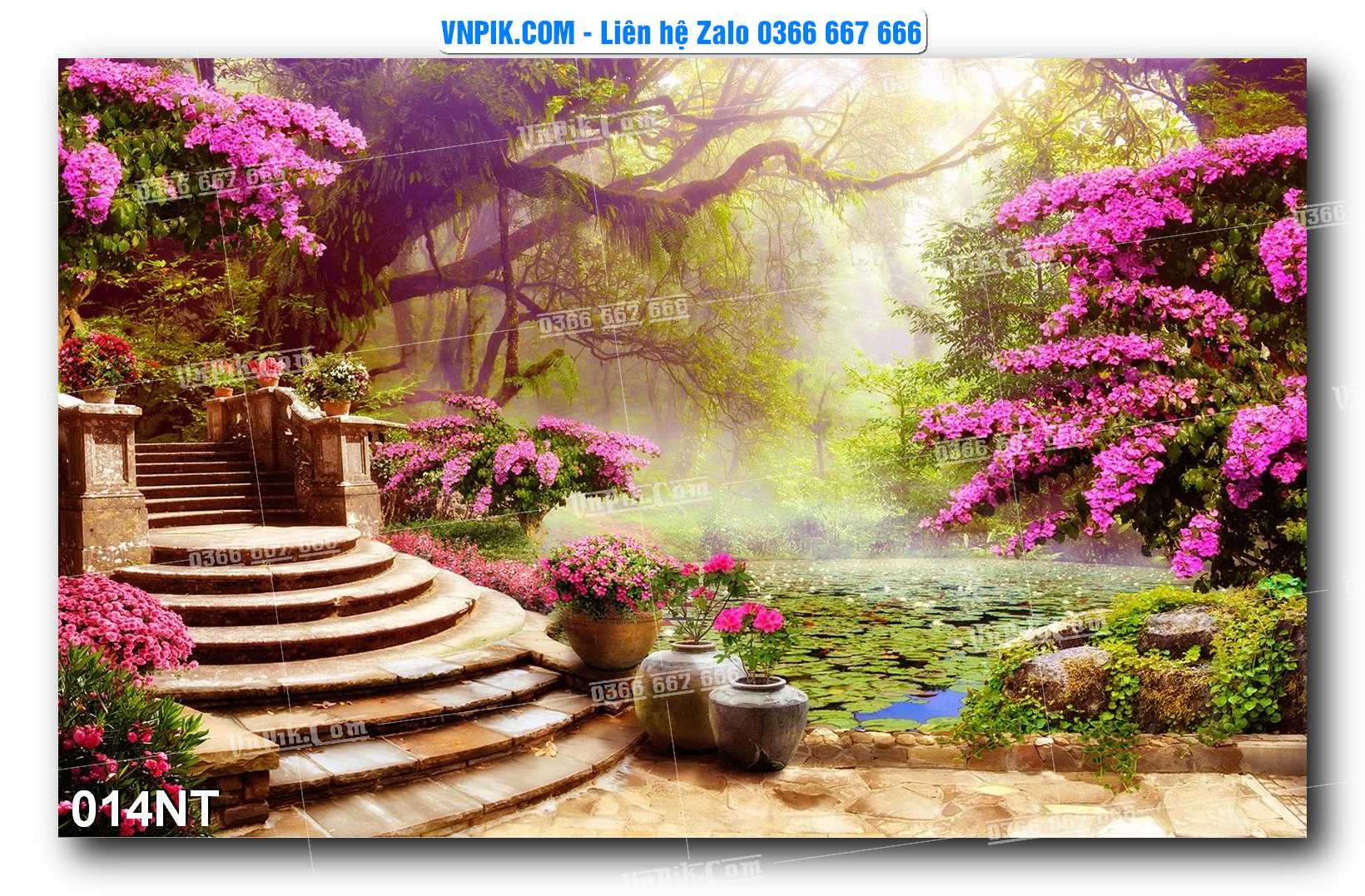 Tranh Trang Trí Phong Cảnh Nghệ Thuật Mã Số 014NT
