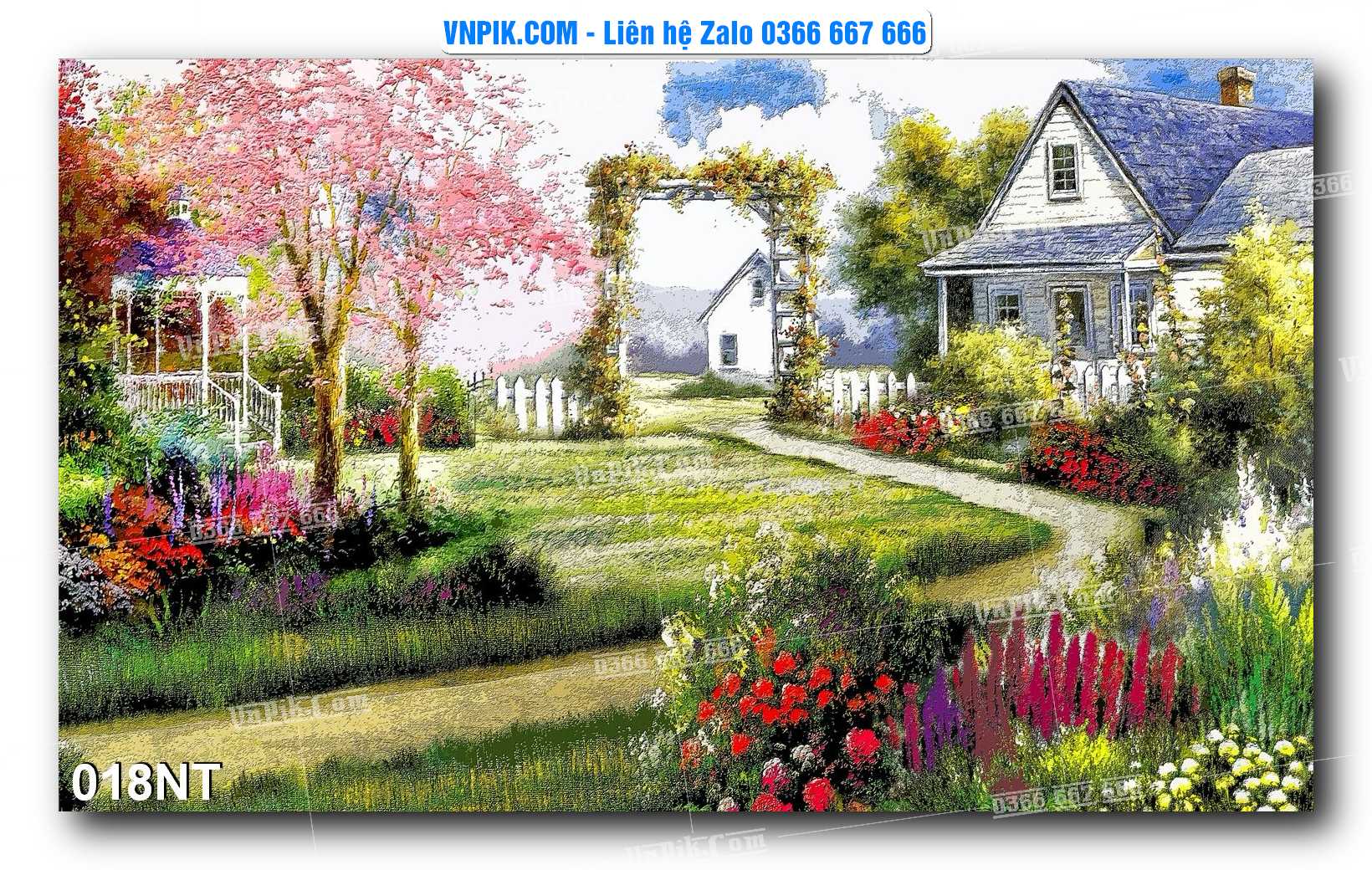 Tranh Trang Trí Phong Cảnh Nghệ Thuật Mã Số 018NT
