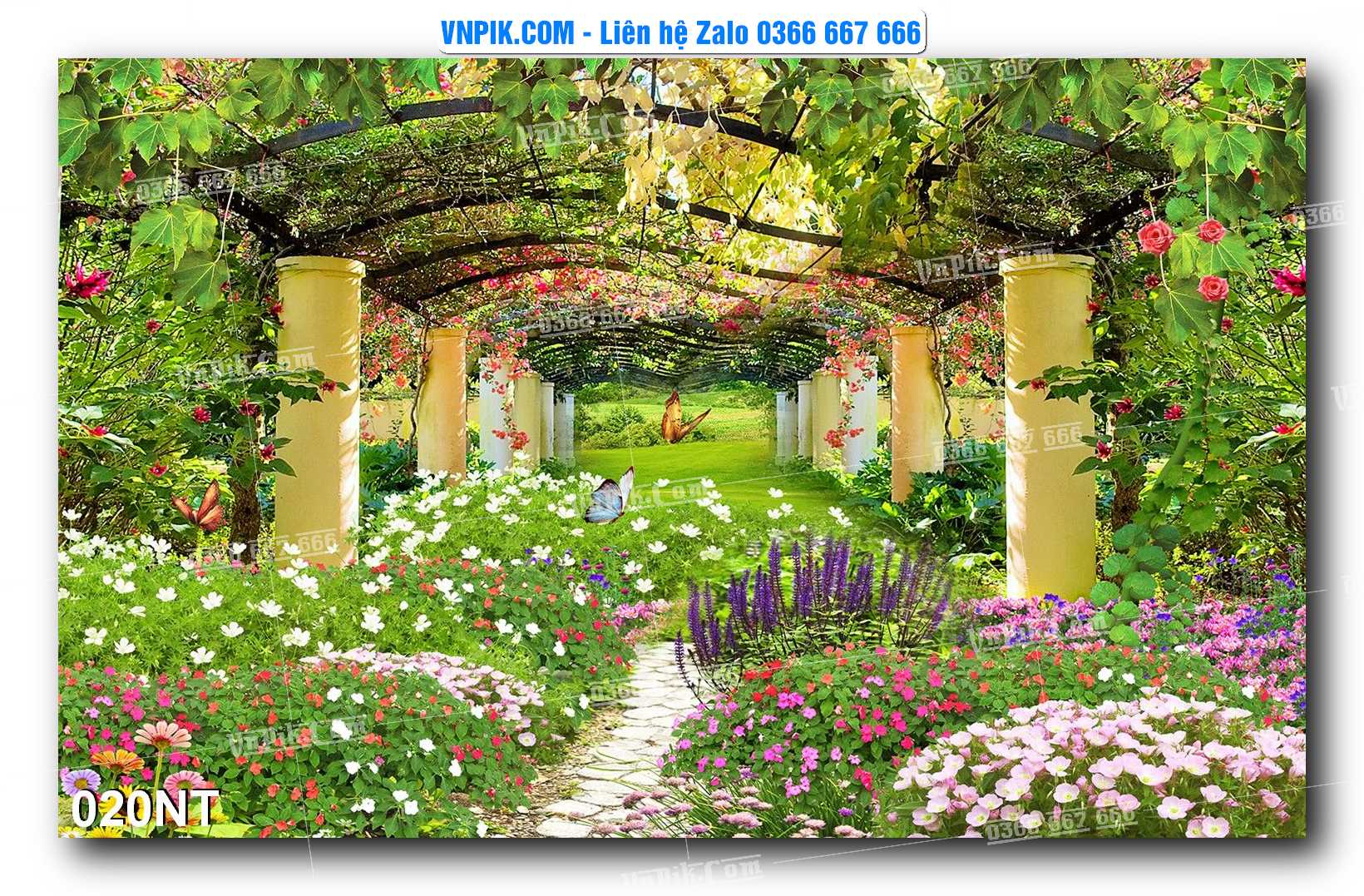 Tranh Trang Trí Phong Cảnh Nghệ Thuật Mã Số 020NT