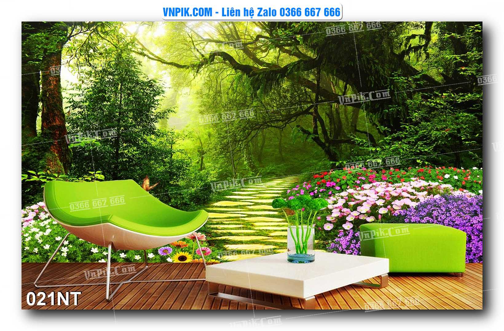 Tranh Trang Trí Phong Cảnh Nghệ Thuật Mã Số 021NT