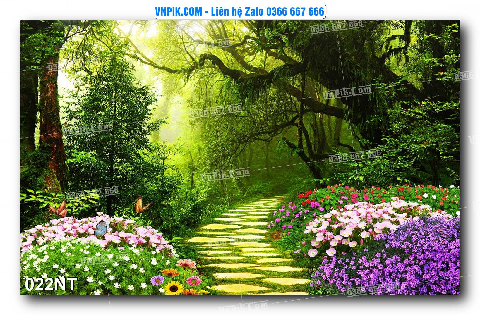 Tranh Trang Trí Phong Cảnh Nghệ Thuật Mã Số 022NT