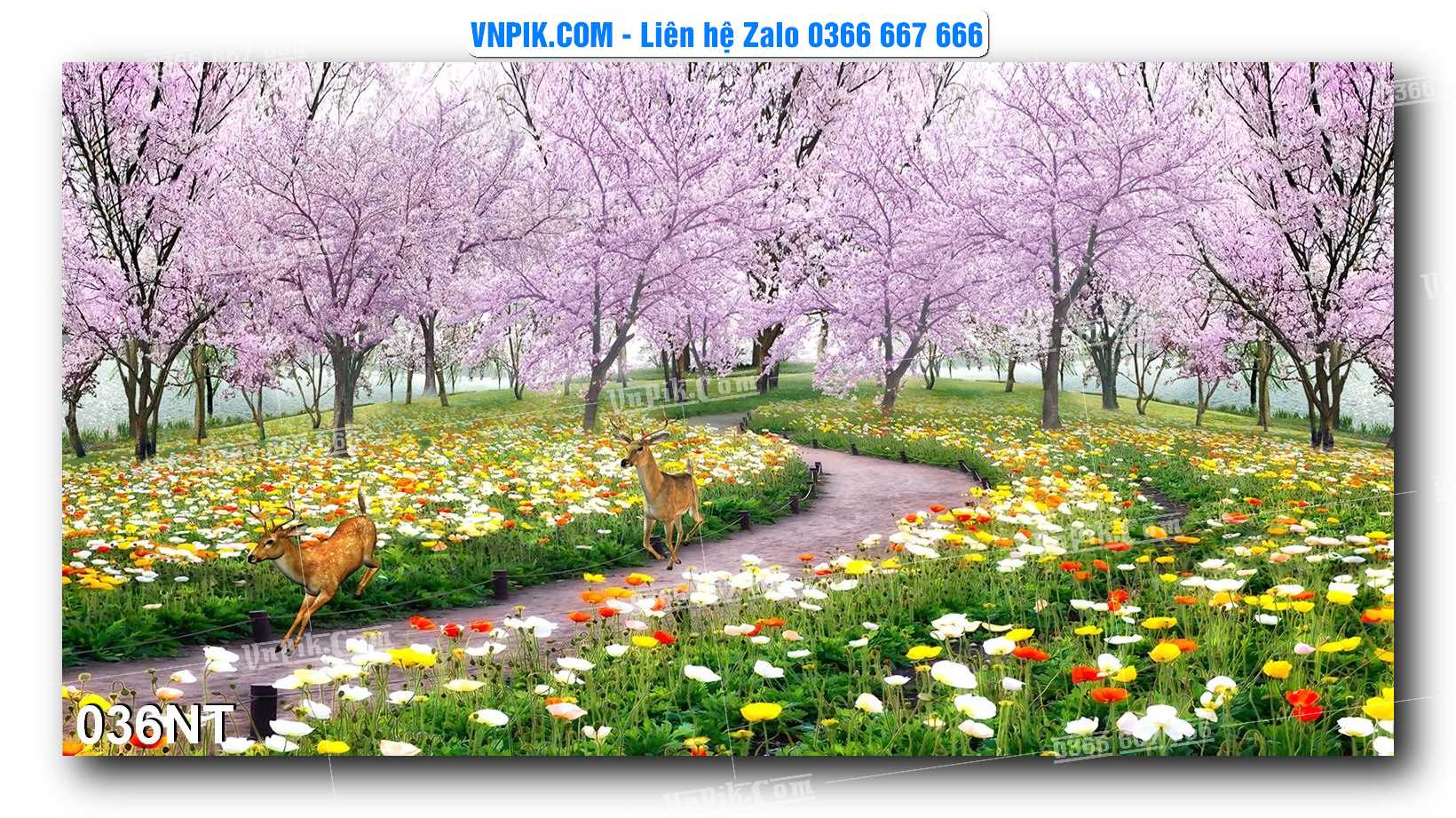 Tranh Trang Trí Phong Cảnh Nghệ Thuật Mã Số 036NT