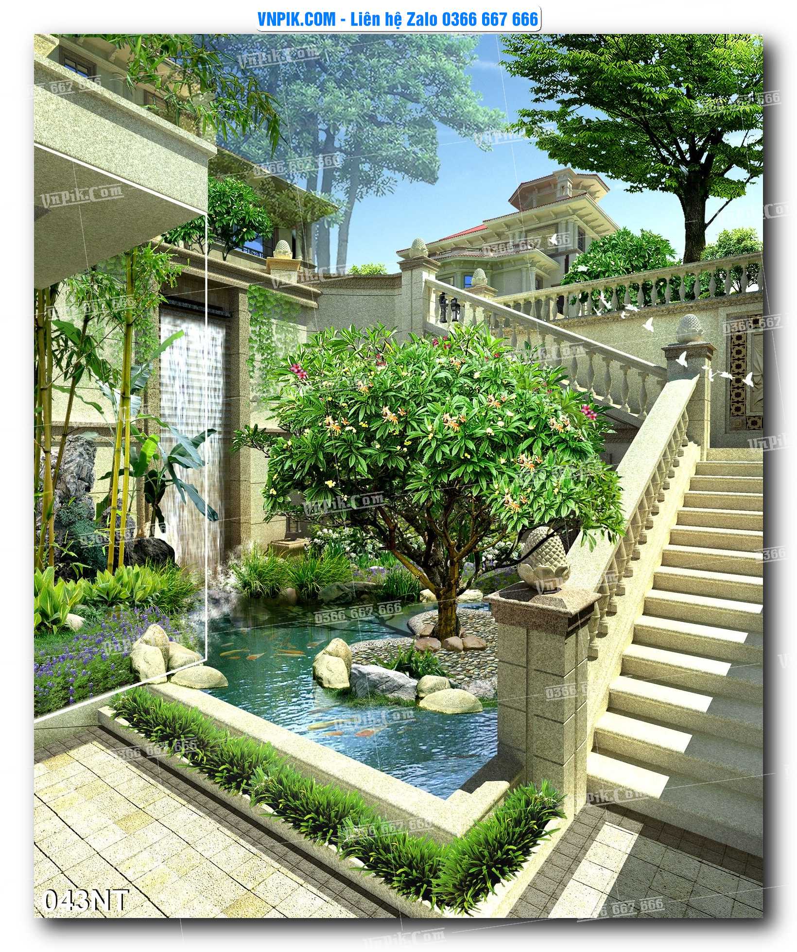 Tranh Trang Trí Phong Cảnh Nghệ Thuật Mã Số 043NT