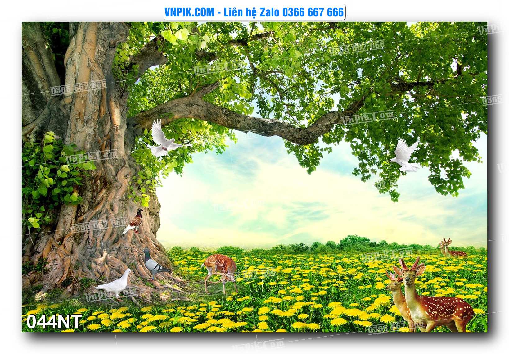 Tranh Trang Trí Phong Cảnh Nghệ Thuật Mã Số 044NT