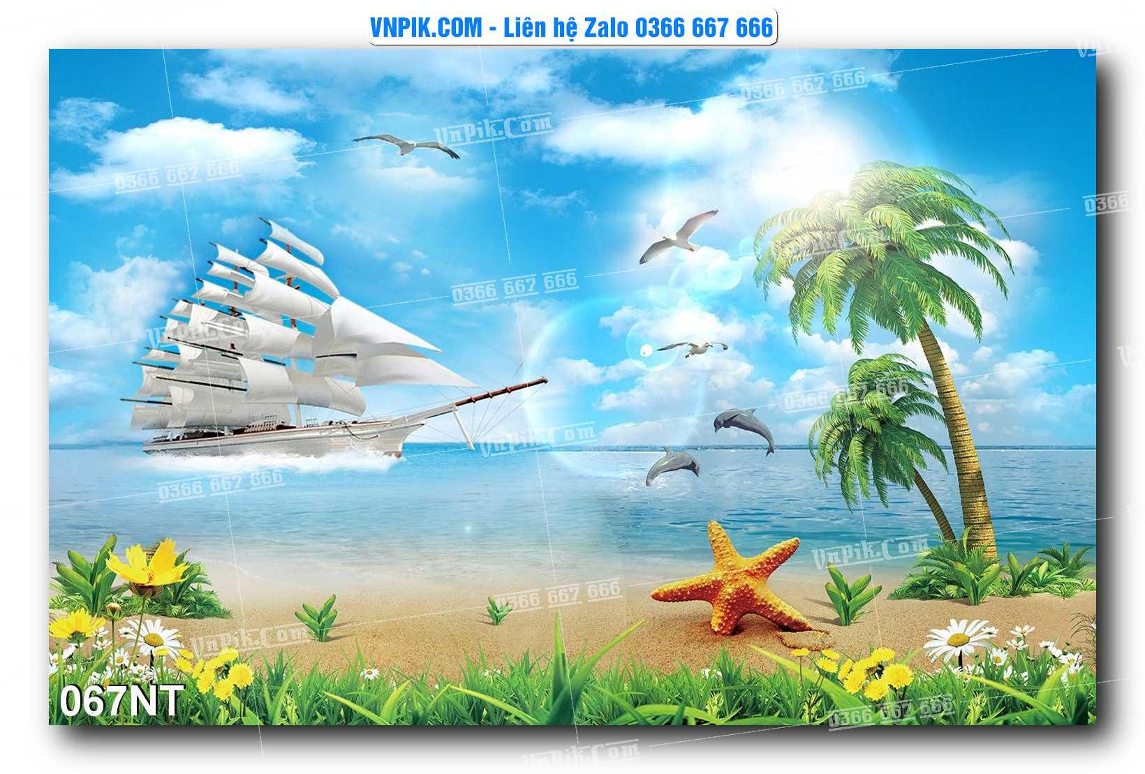 Tranh Trang Trí Phong Cảnh Nghệ Thuật Mã Số 067NT