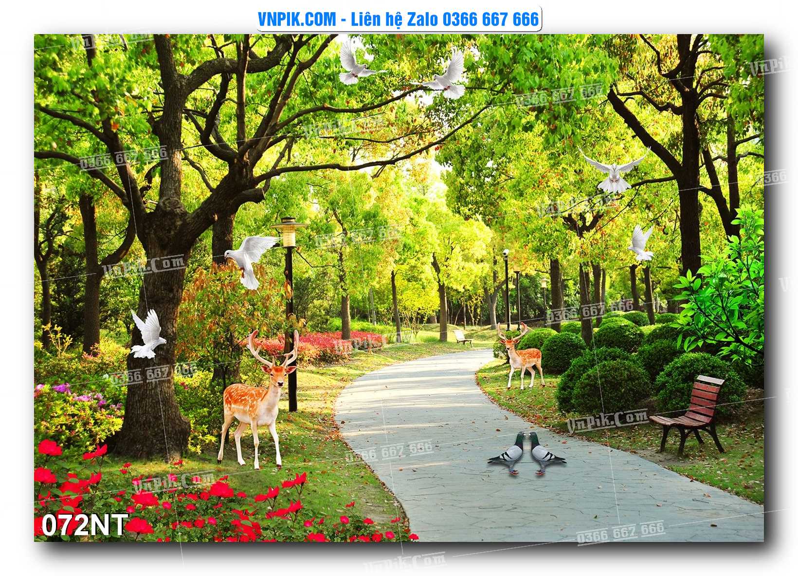 Tranh Trang Trí Phong Cảnh Nghệ Thuật Mã Số 072NT