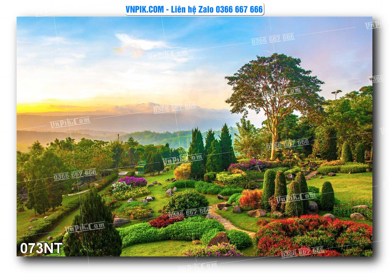 Tranh Trang Trí Phong Cảnh Nghệ Thuật Mã Số 073NT
