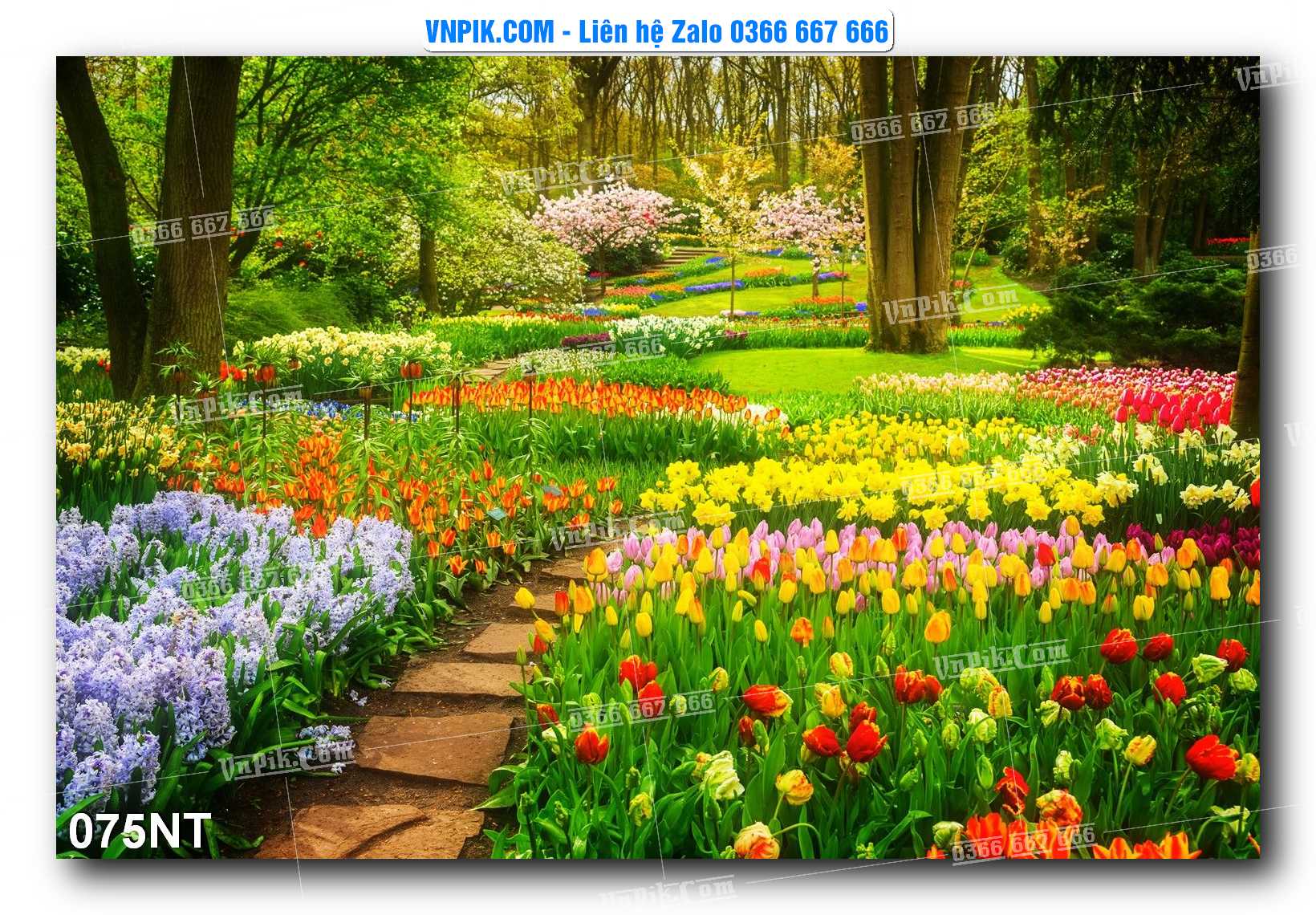 Tranh Trang Trí Phong Cảnh Nghệ Thuật Mã Số 075NT