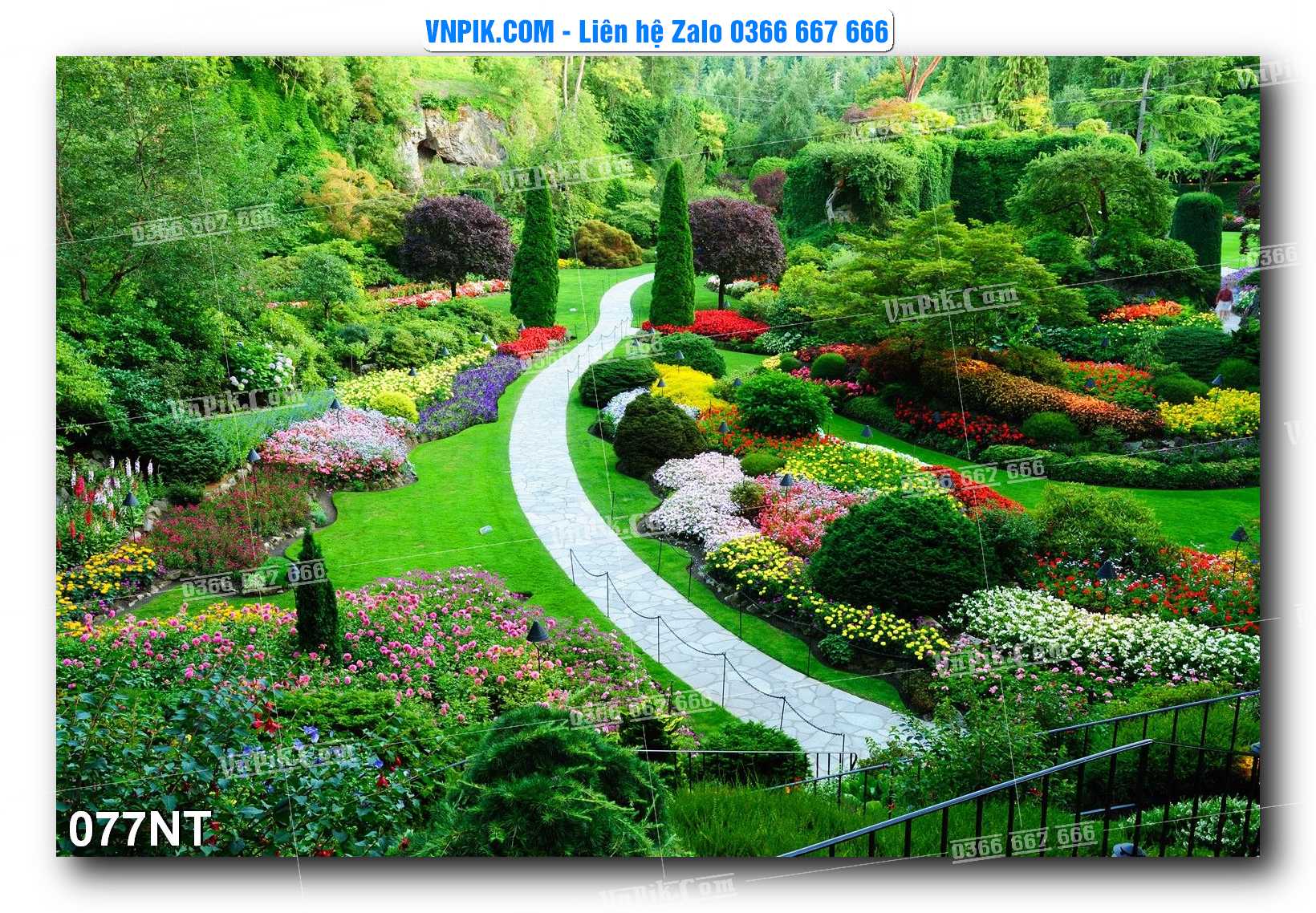 Tranh Trang Trí Phong Cảnh Nghệ Thuật Mã Số 077NT