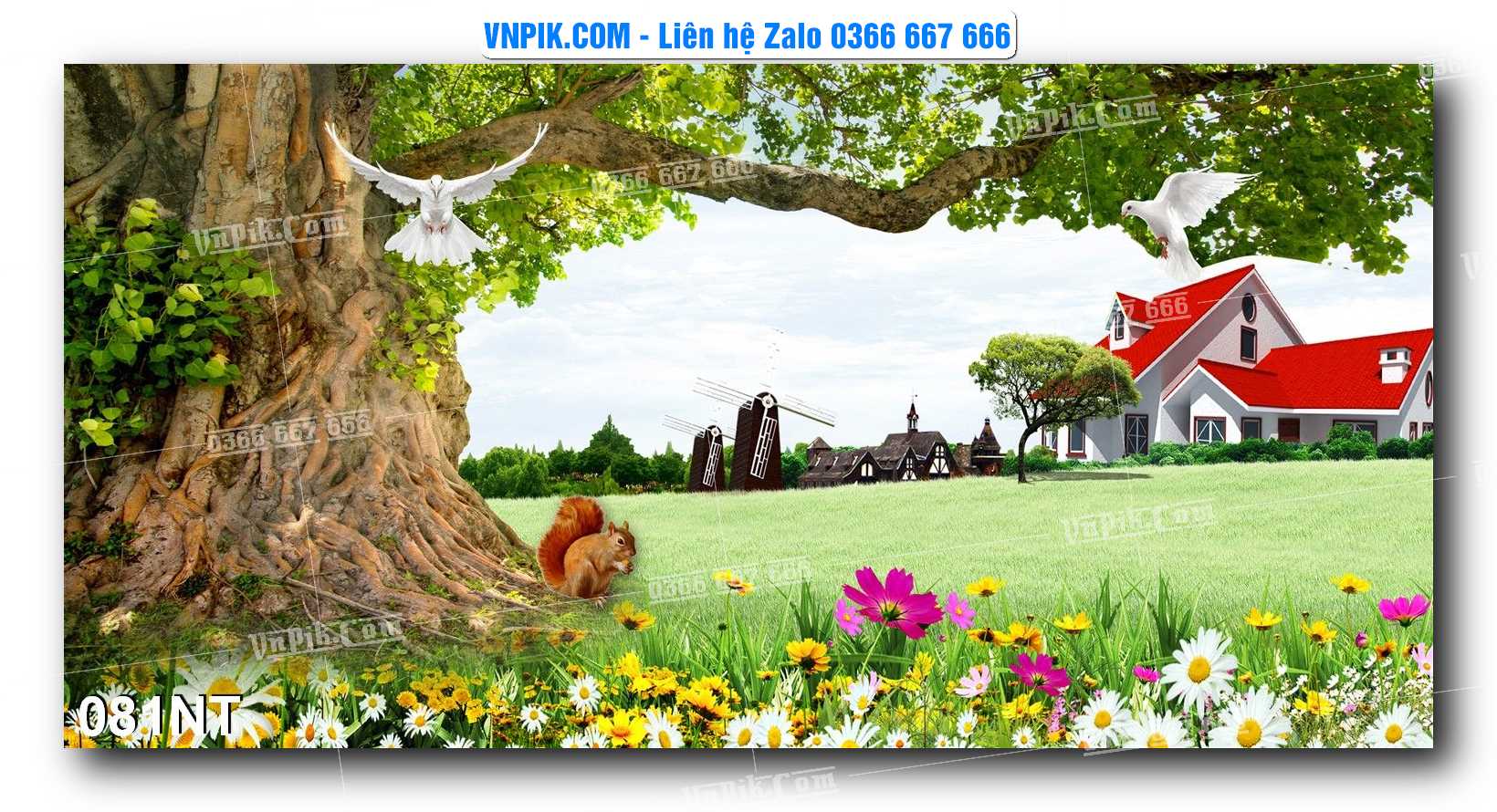 Tranh Trang Trí Phong Cảnh Nghệ Thuật Mã Số 081NT