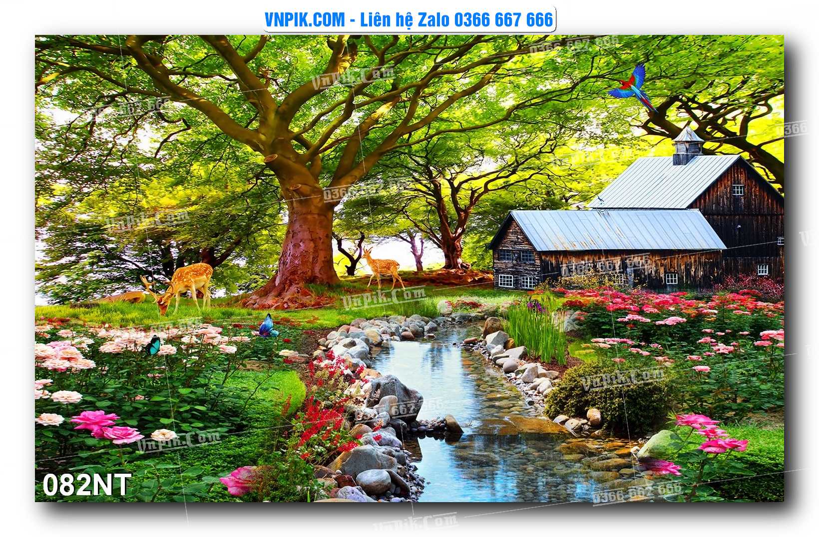 Tranh Trang Trí Phong Cảnh Nghệ Thuật Mã Số 082NT