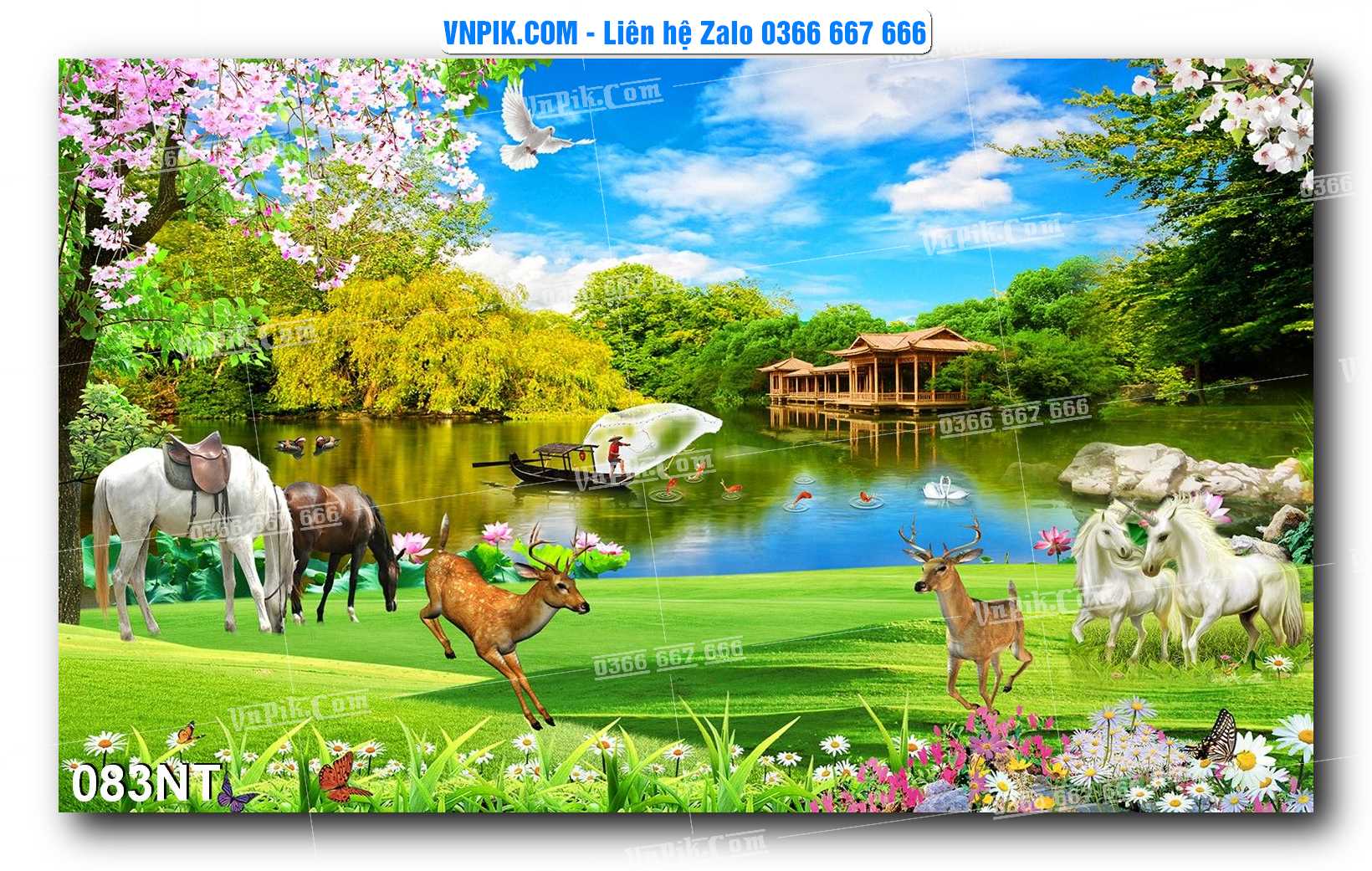 Tranh Trang Trí Phong Cảnh Nghệ Thuật Mã Số 083NT