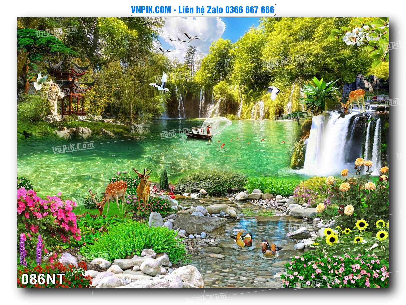 Tranh Trang Trí Phong Cảnh Nghệ Thuật Mã Số 086NT