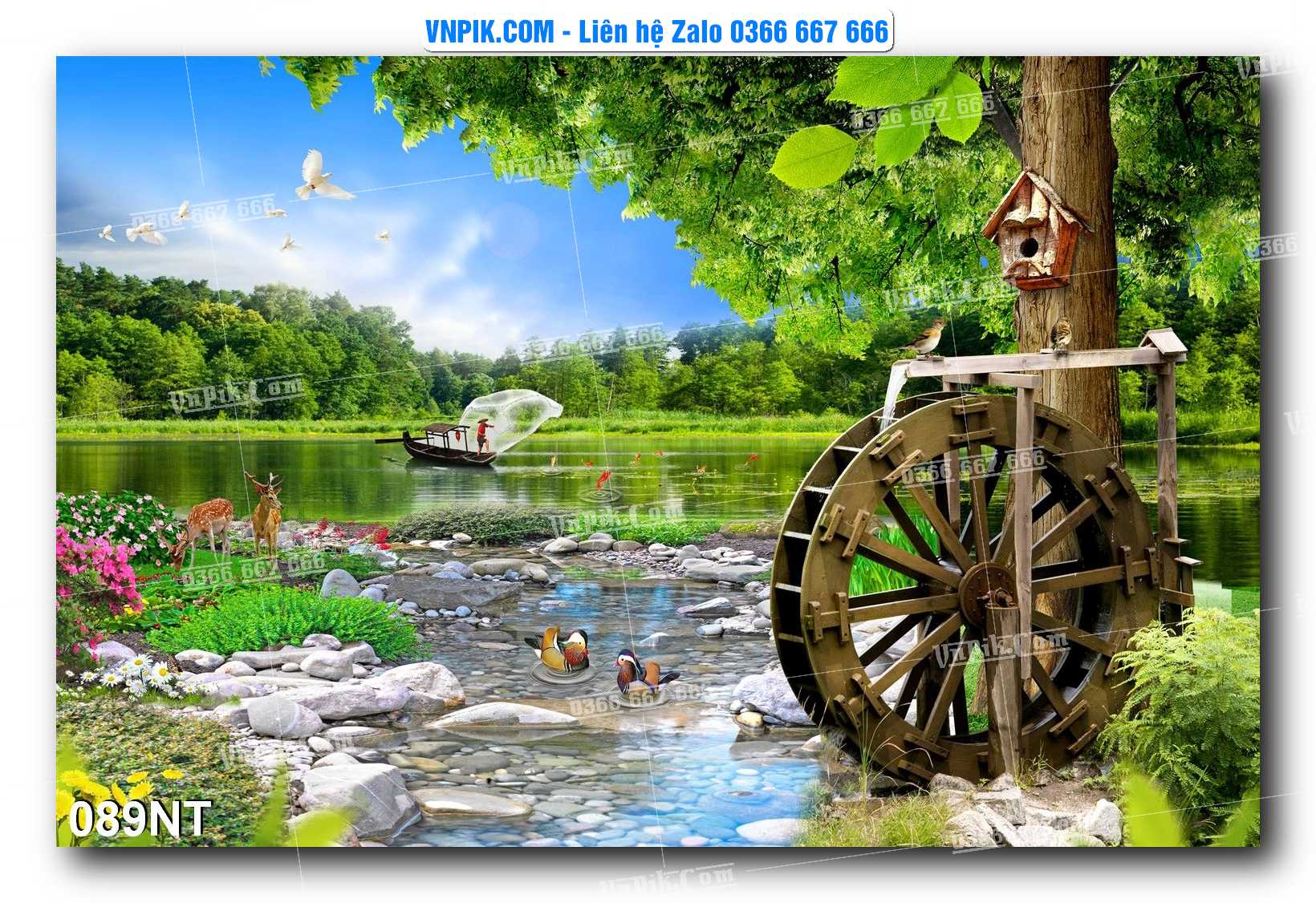 Tranh Trang Trí Phong Cảnh Nghệ Thuật Mã Số 089NT