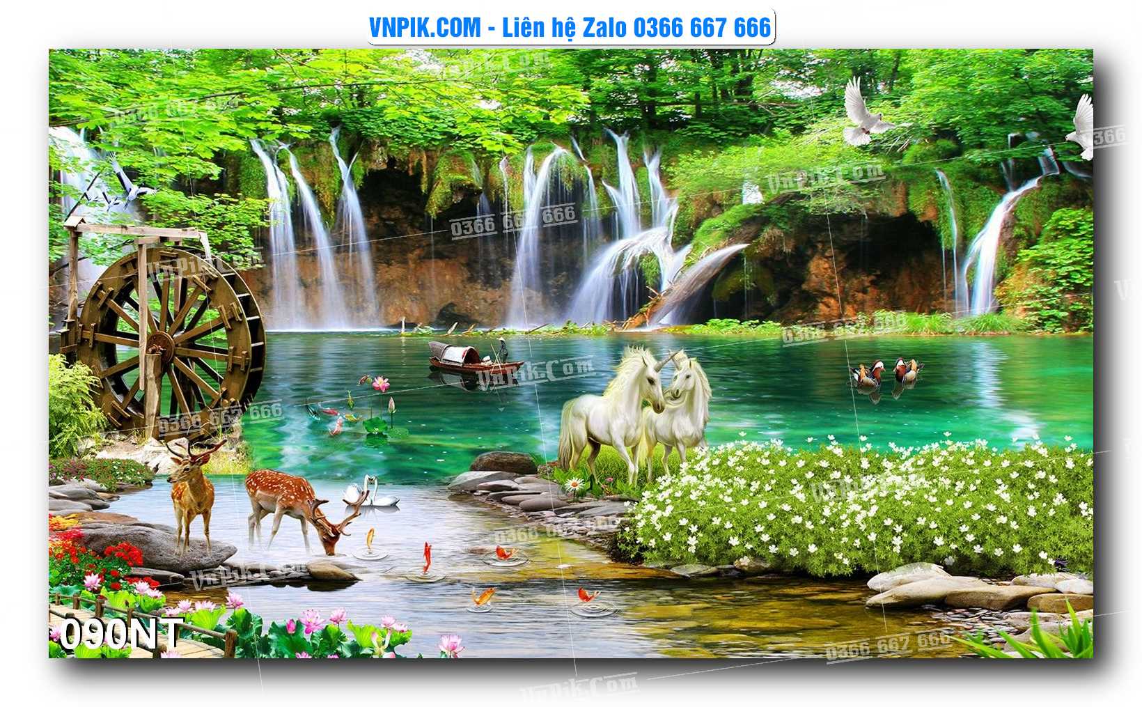 Tranh Trang Trí Phong Cảnh Nghệ Thuật Mã Số 090NT