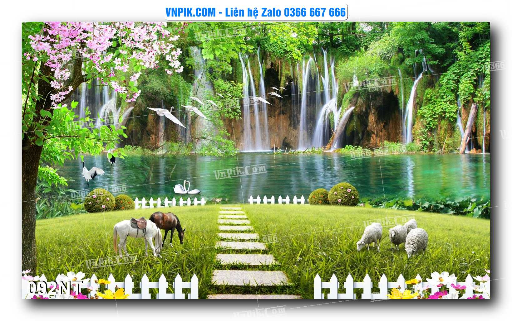 Tranh Trang Trí Phong Cảnh Nghệ Thuật Mã Số 092NT