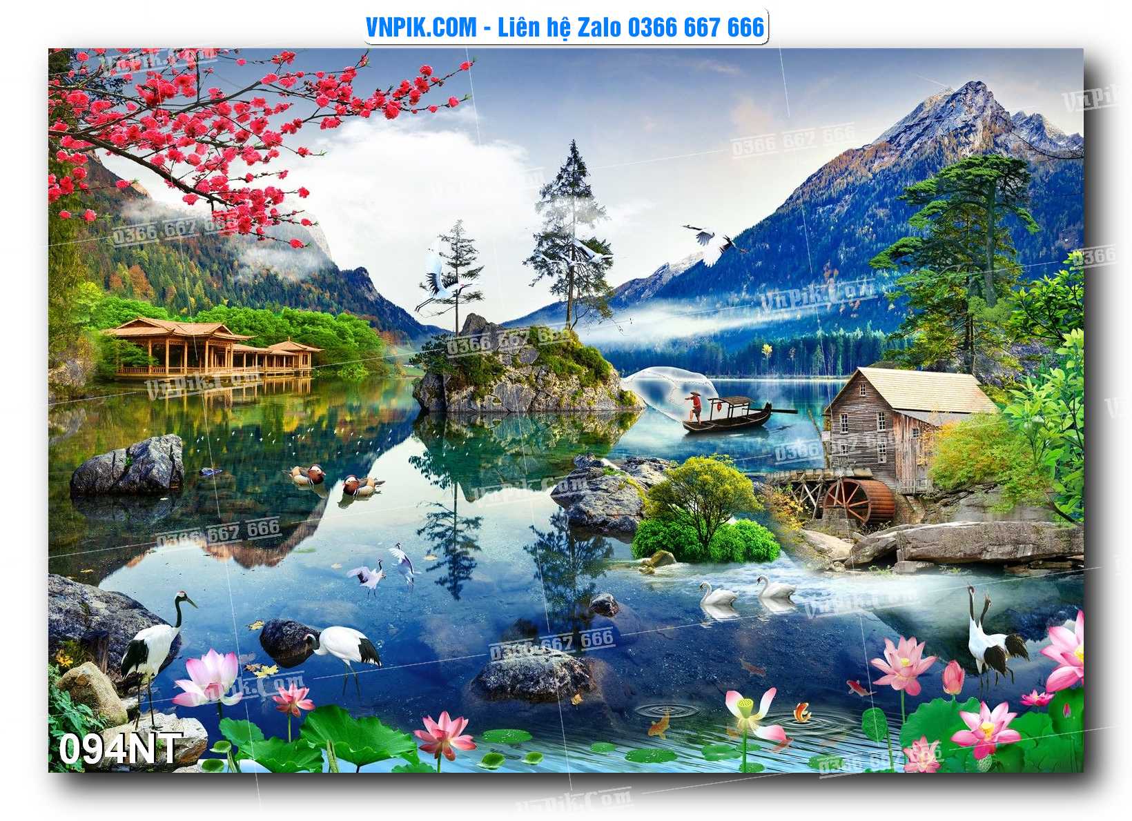 Tranh Trang Trí Phong Cảnh Nghệ Thuật Mã Số 094NT