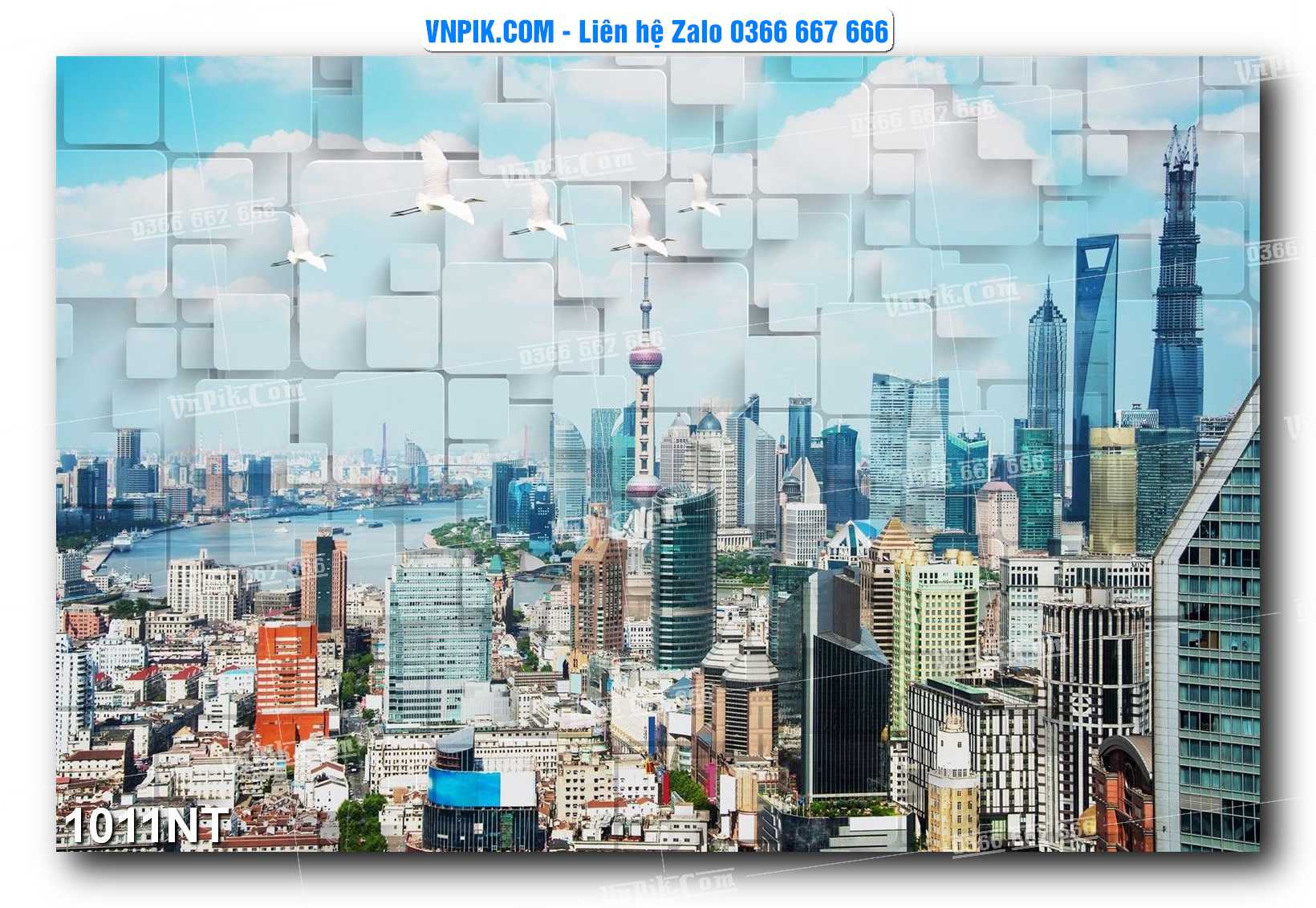 Tranh Trang Trí Phong Cảnh Nghệ Thuật Mã Số 1011NT