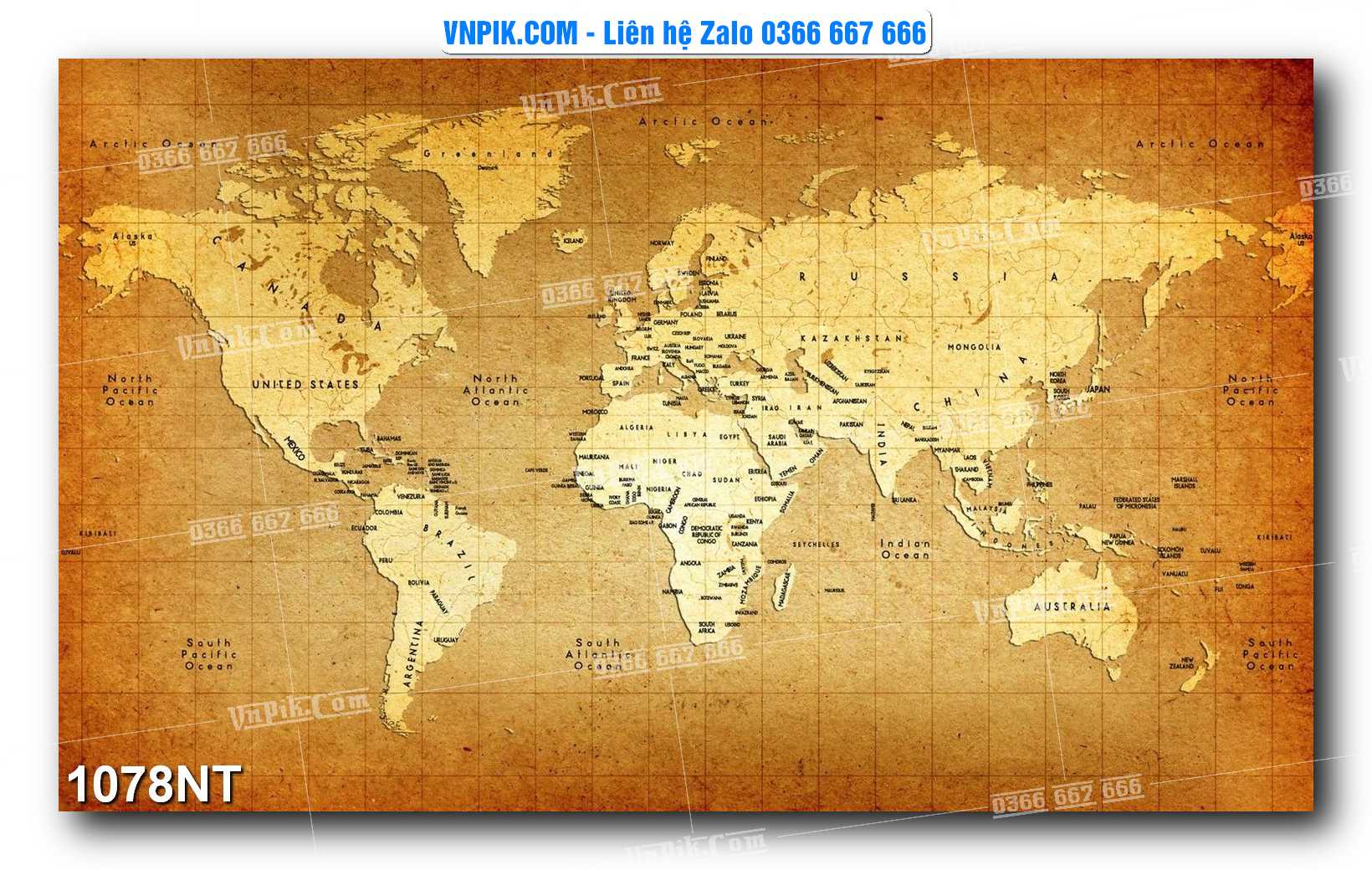 Tranh Trang Trí Phong Cảnh Nghệ Thuật Mã Số 1078NT