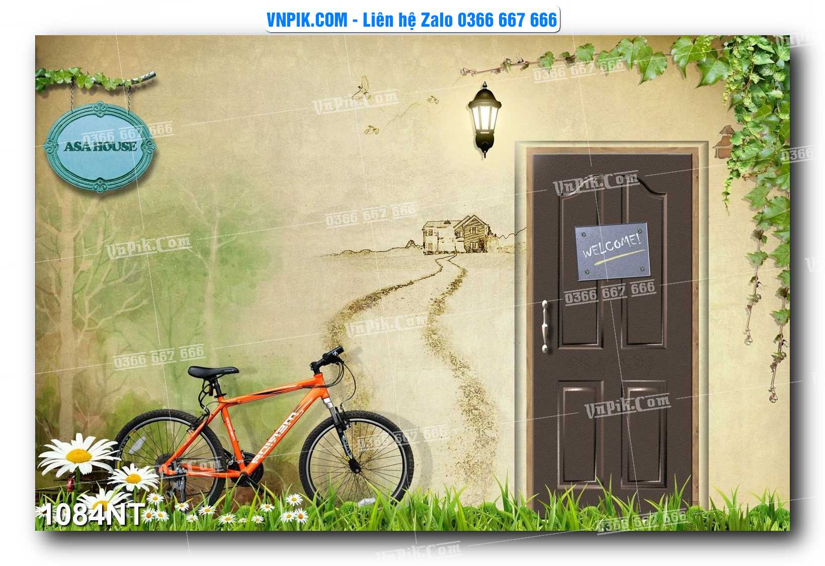 Tranh Trang Trí Phong Cảnh Nghệ Thuật Mã Số 1084NT