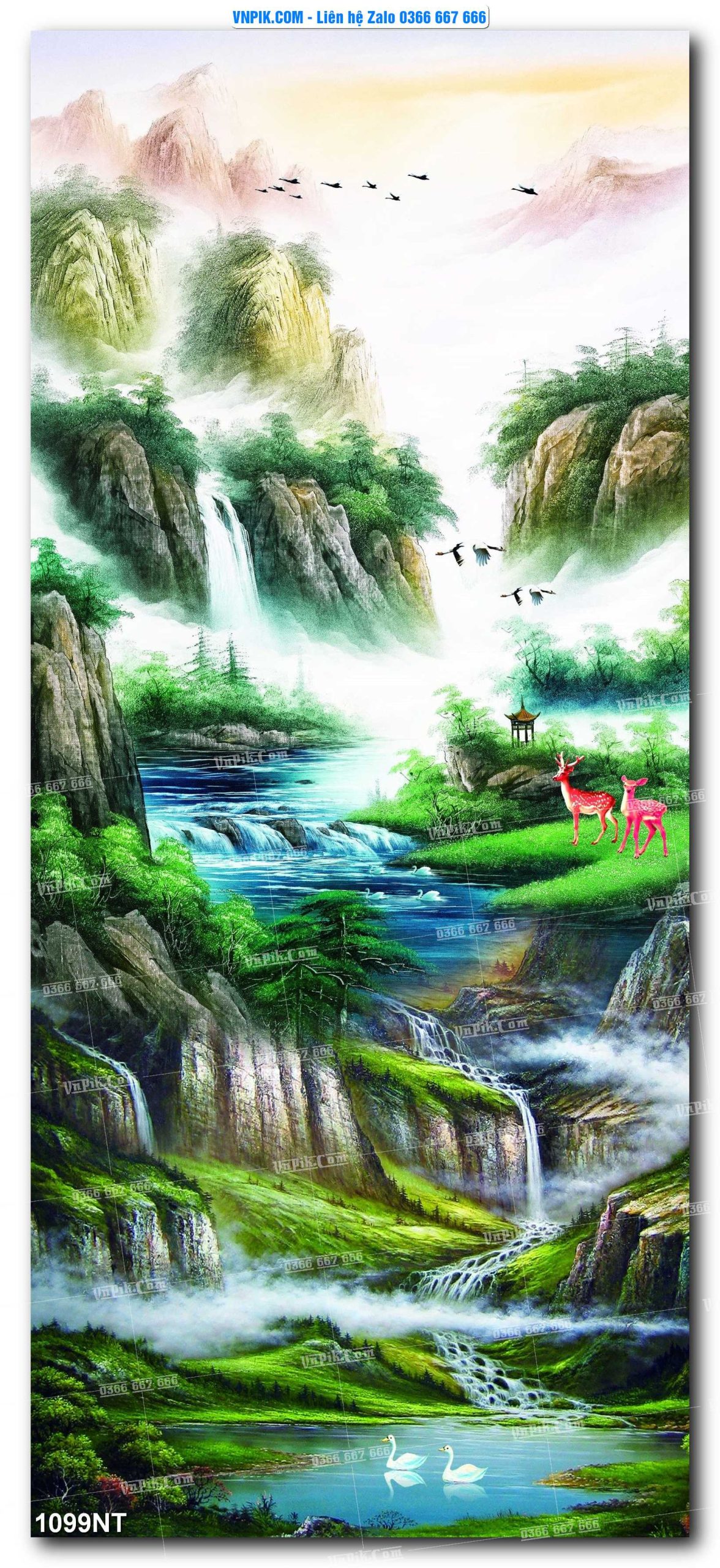 Tranh Trang Trí Phong Cảnh Nghệ Thuật Mã Số 1099NT