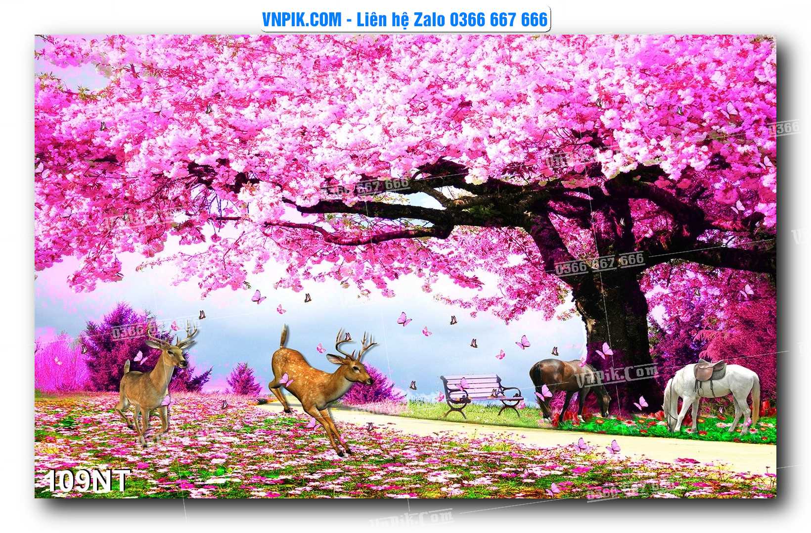 Tranh Trang Trí Phong Cảnh Nghệ Thuật Mã Số 109NT