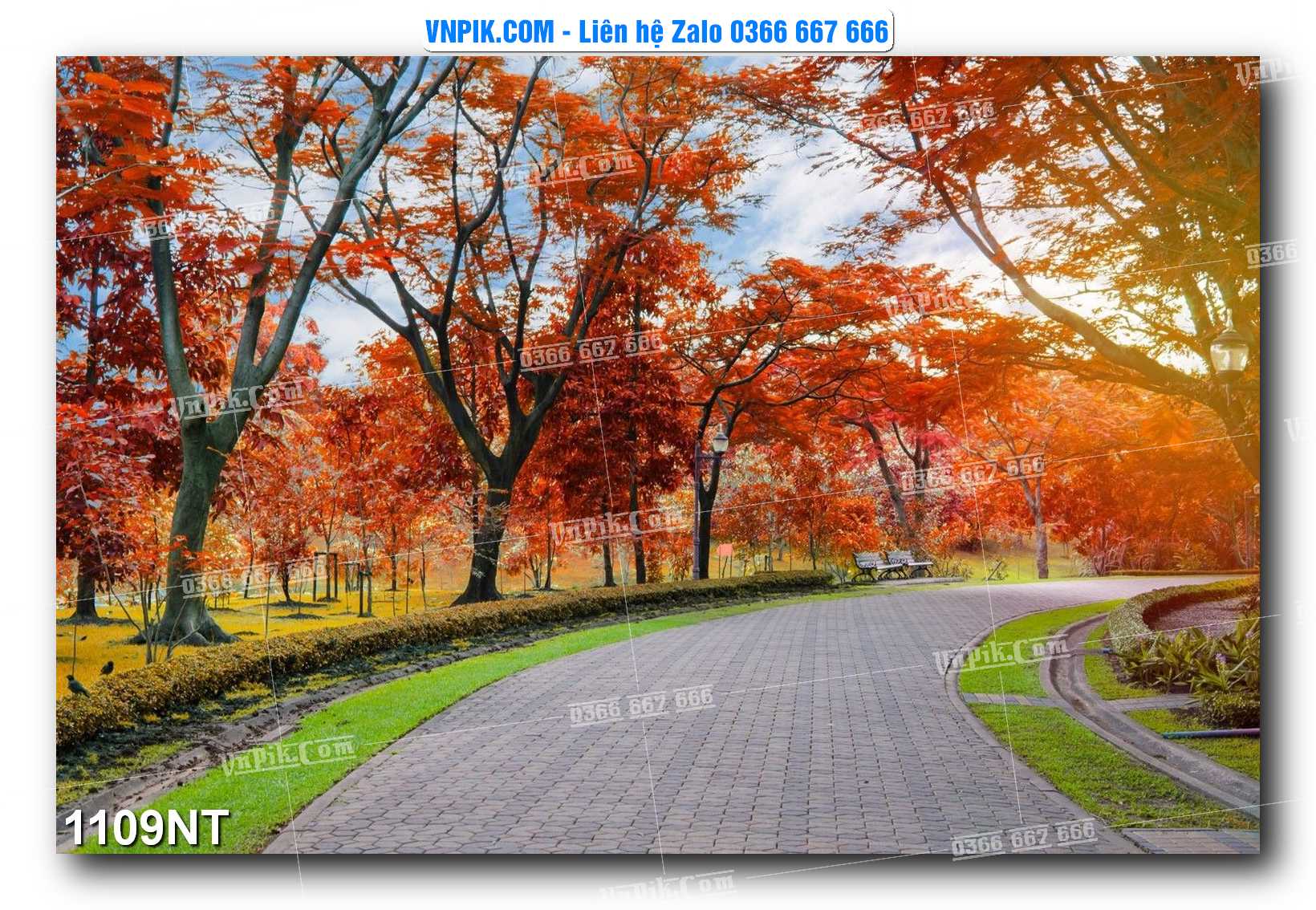 Tranh Trang Trí Phong Cảnh Nghệ Thuật Mã Số 1109NT