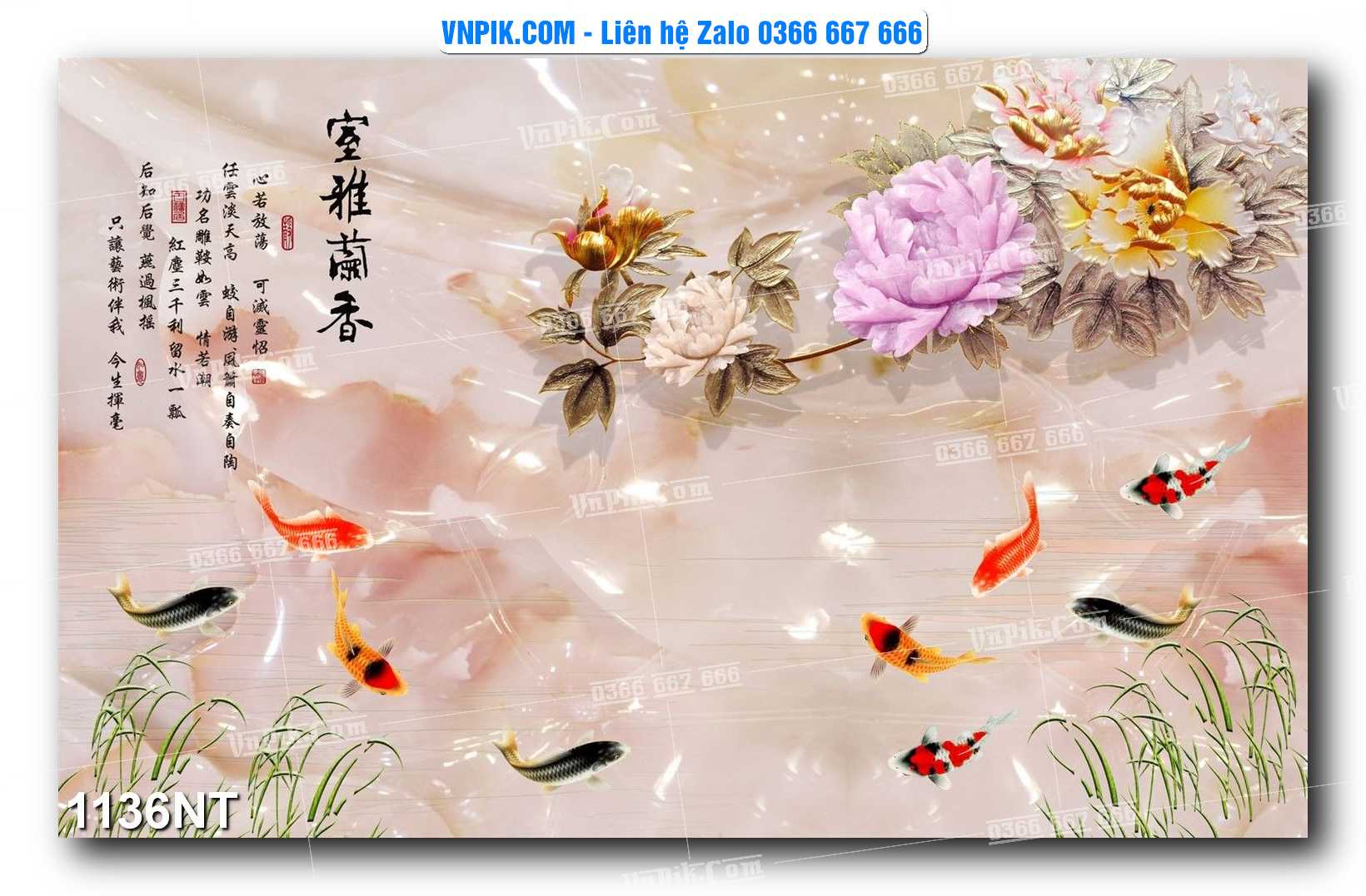 Tranh Trang Trí Phong Cảnh Nghệ Thuật Mã Số 1136NT