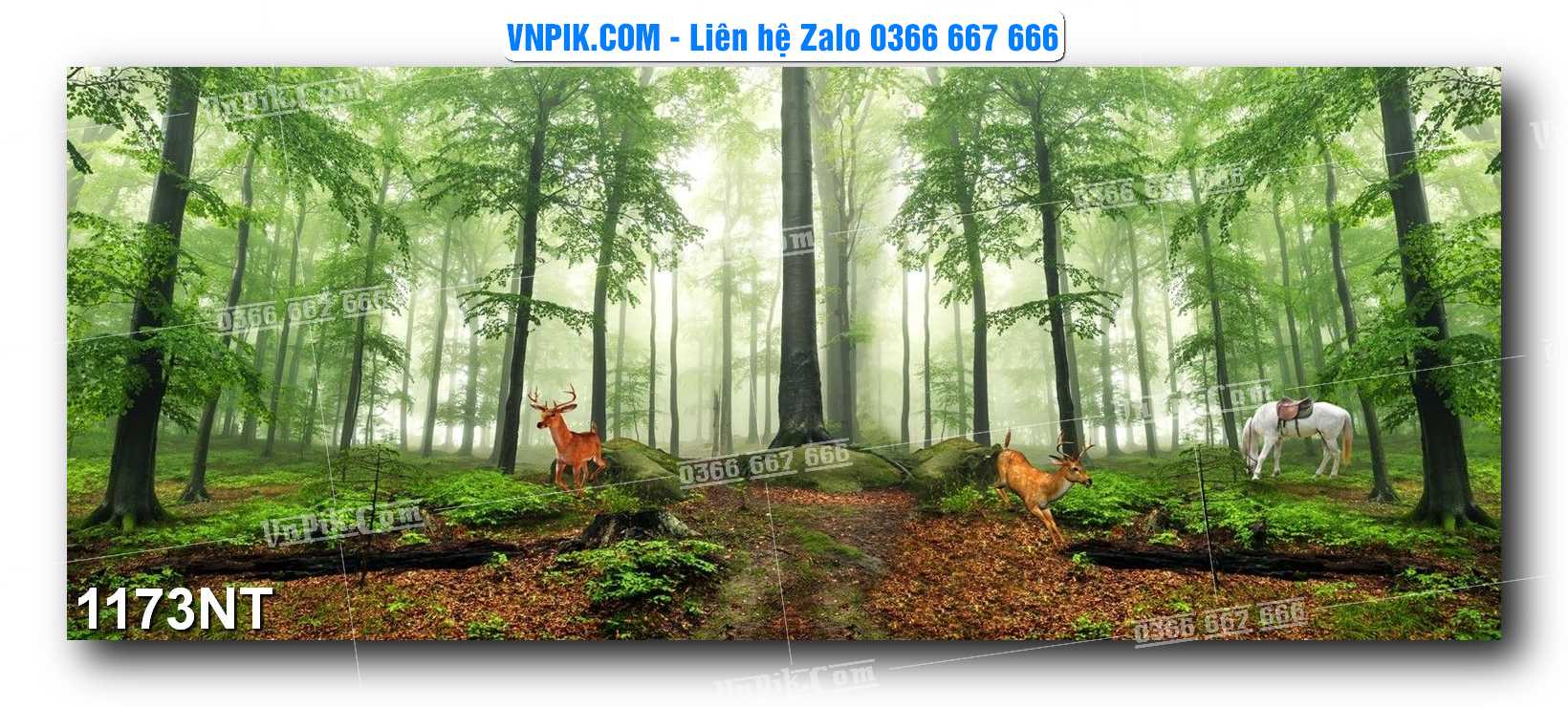 Tranh Trang Trí Phong Cảnh Nghệ Thuật Mã Số 1173NT
