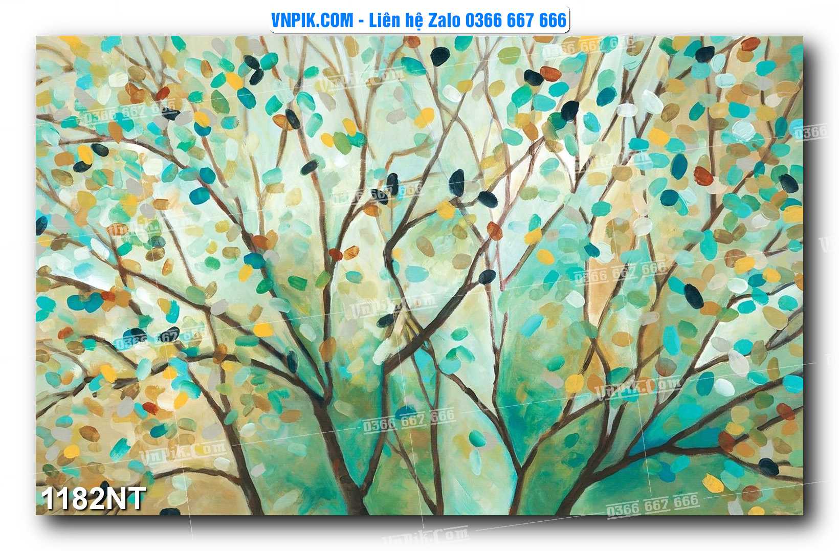 Tranh Trang Trí Phong Cảnh Nghệ Thuật Mã Số 1182NT
