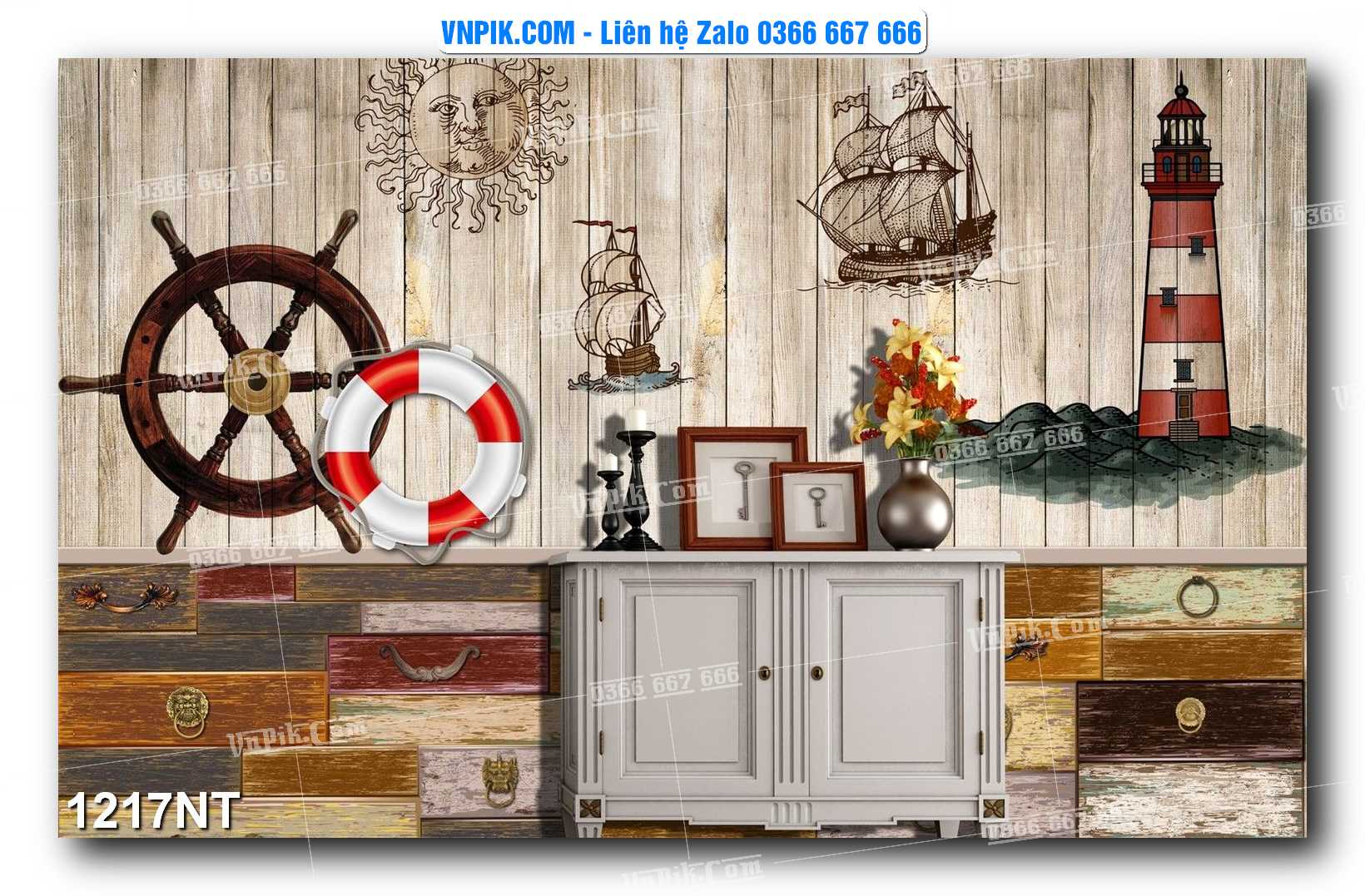 Tranh Trang Trí Phong Cảnh Nghệ Thuật Mã Số 1217NT