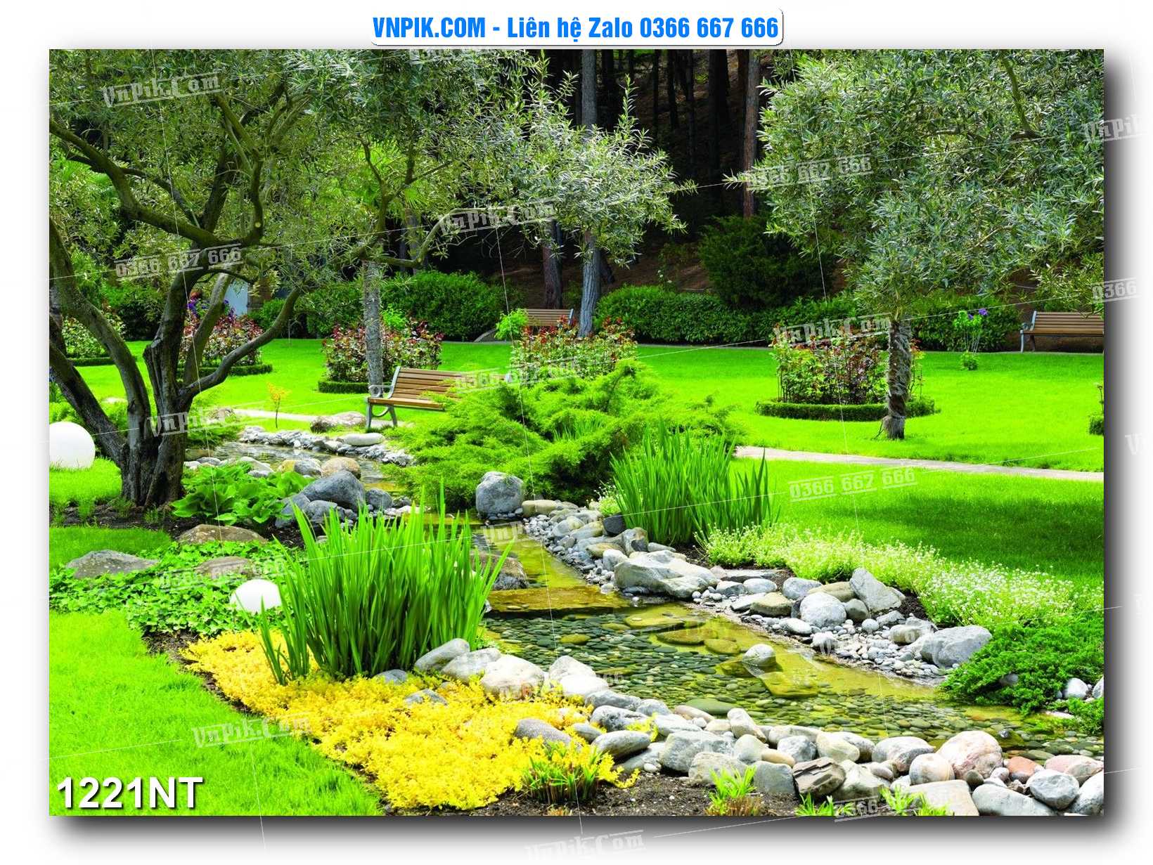 Tranh Trang Trí Phong Cảnh Nghệ Thuật Mã Số 1221NT