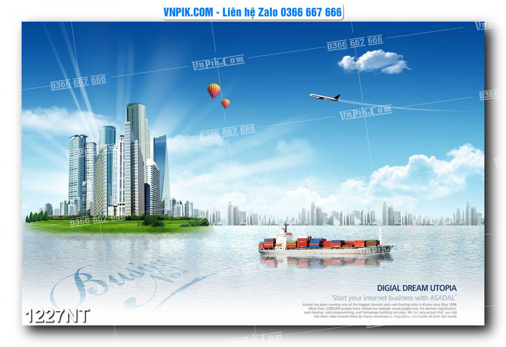Tranh Trang Trí Phong Cảnh Nghệ Thuật Mã Số 1227NT