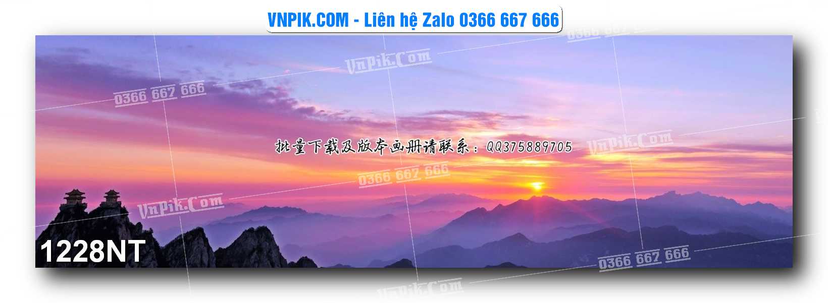 Tranh Trang Trí Phong Cảnh Nghệ Thuật Mã Số 1228NT