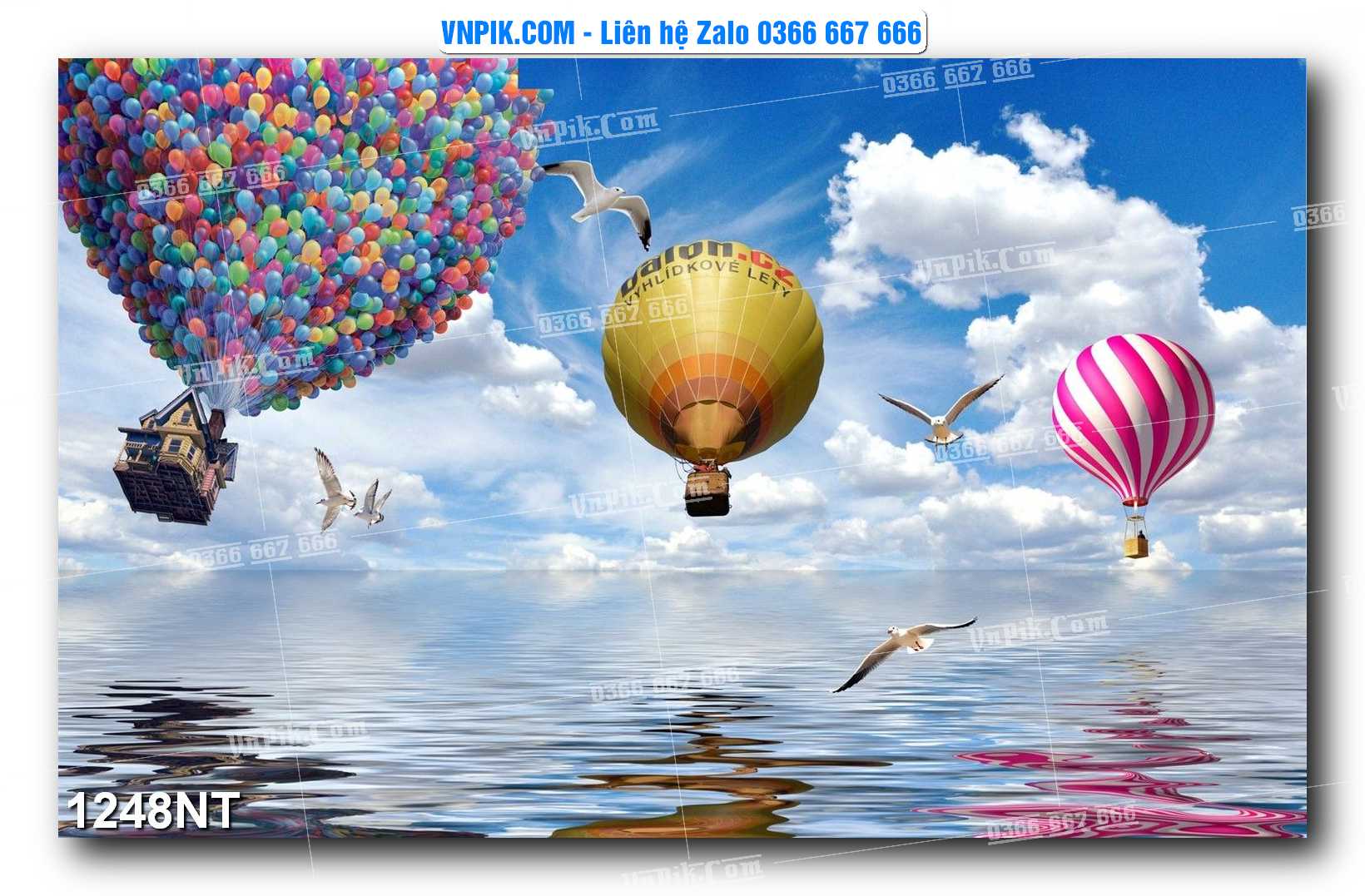 Tranh Trang Trí Phong Cảnh Nghệ Thuật Mã Số 1248NT